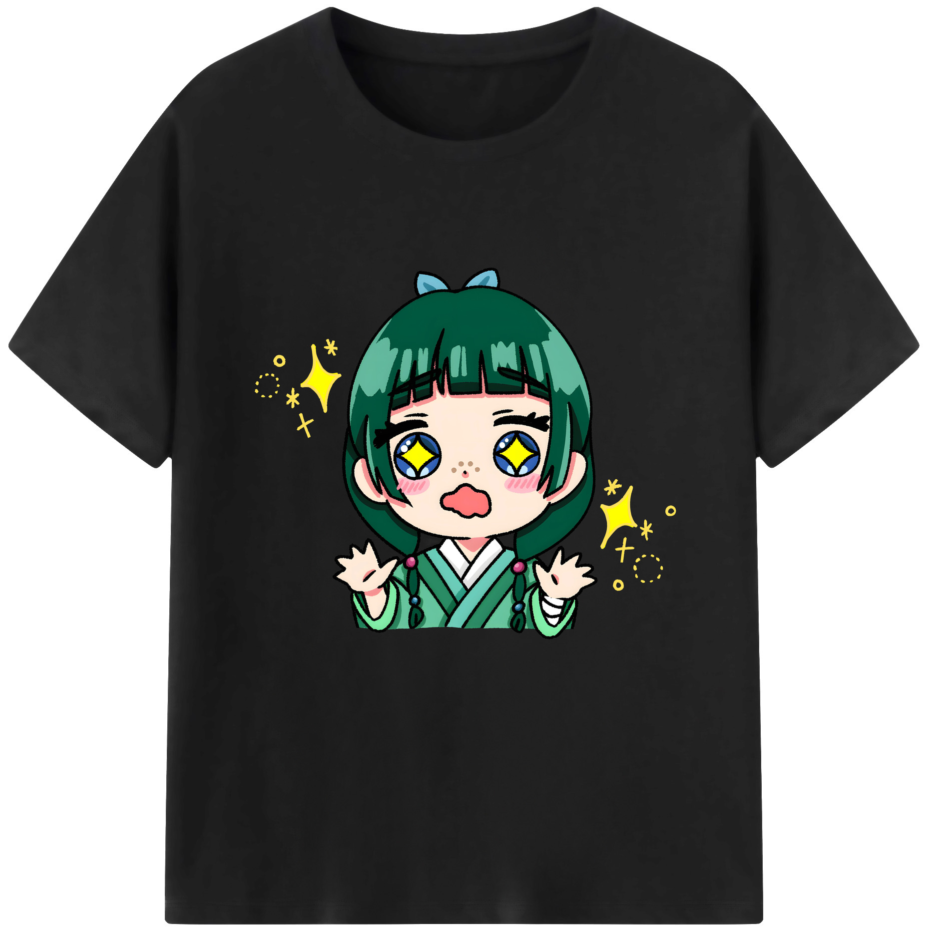 （画像用） 薬屋のひとりごと The Apothecary Diaries 綿100％半袖Tシャツ（フロントプリント）