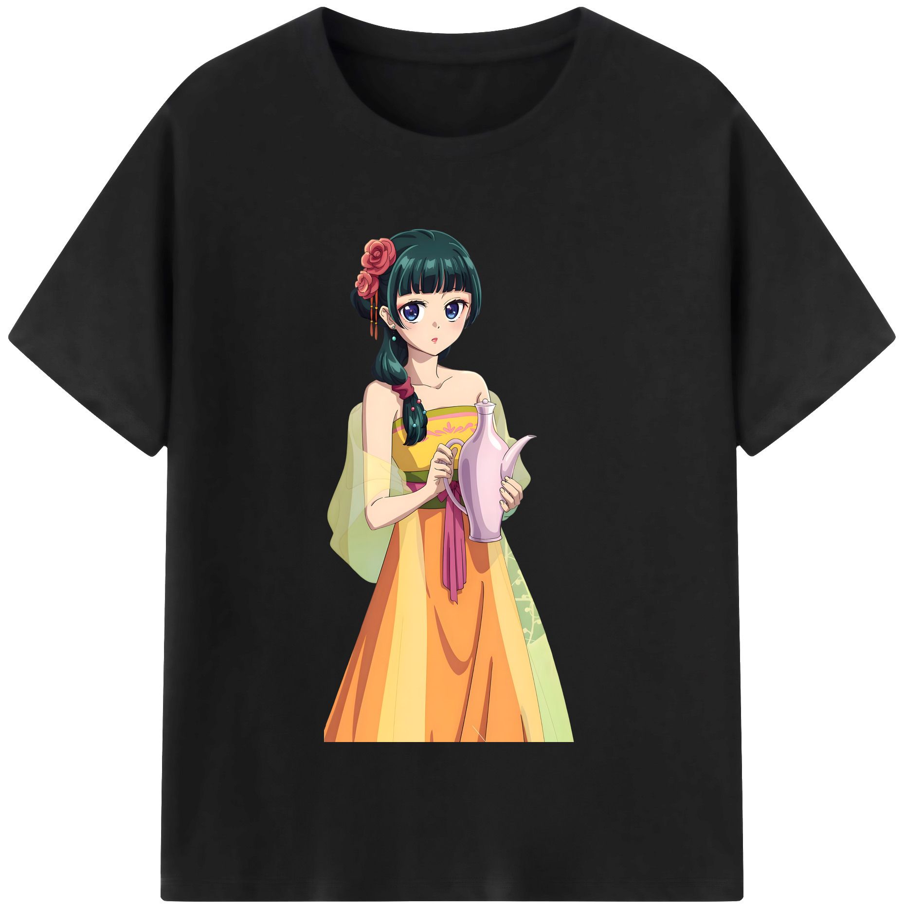 （画像用） 薬屋のひとりごと The Apothecary Diaries 綿100％半袖Tシャツ（フロントプリント）