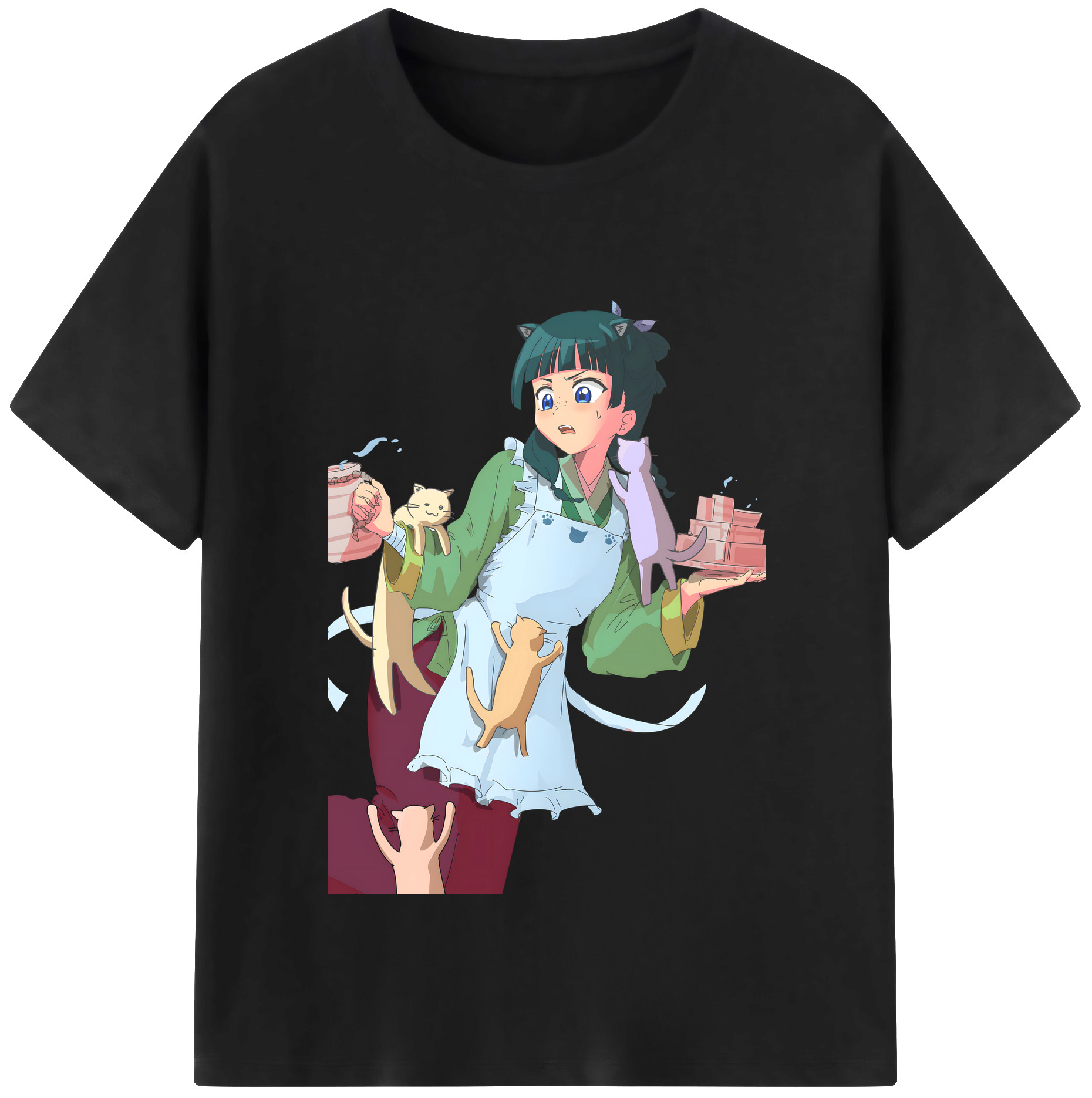 （画像用） 薬屋のひとりごと The Apothecary Diaries 綿100％半袖Tシャツ（フロントプリント）