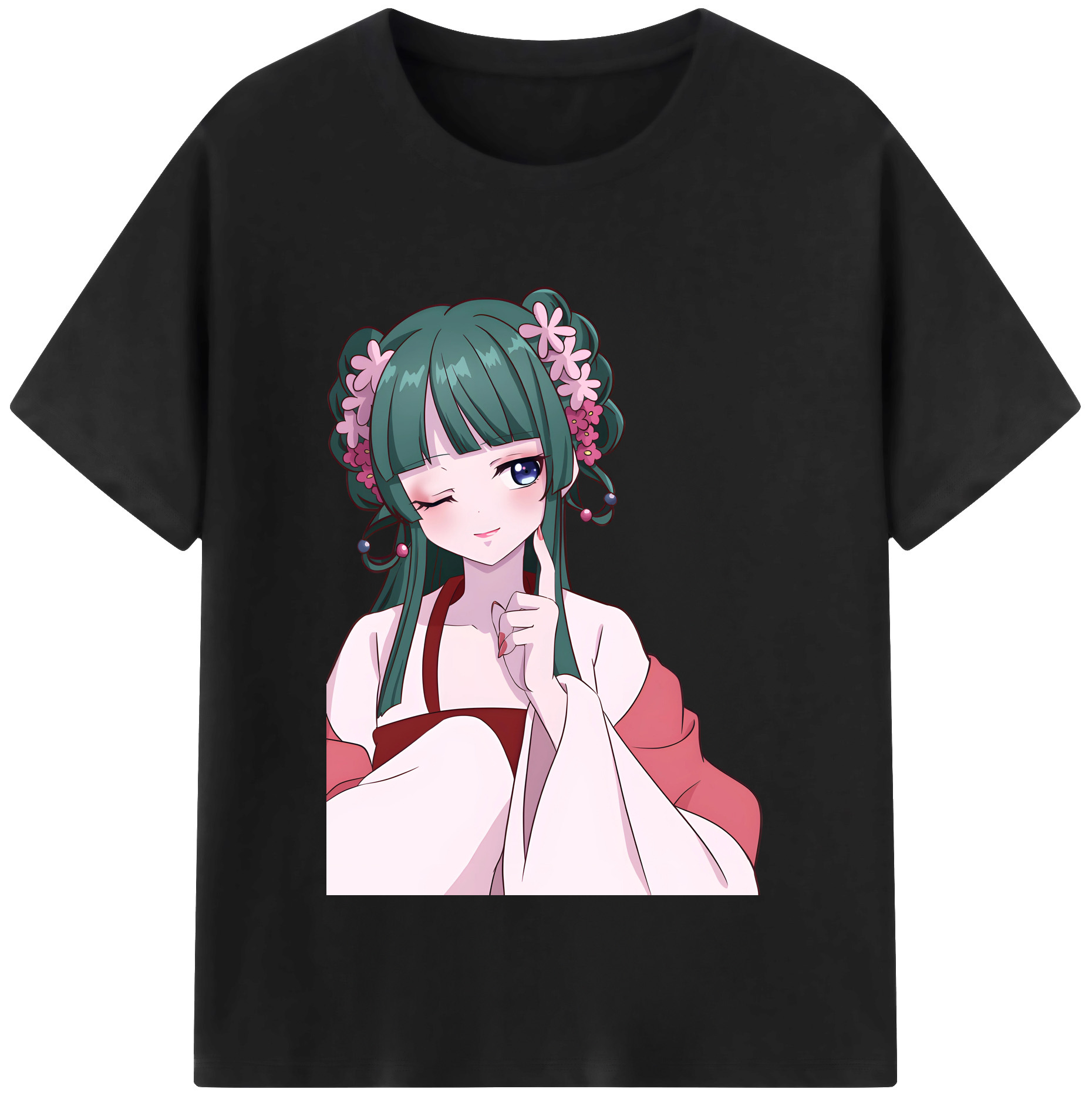（画像用） 薬屋のひとりごと The Apothecary Diaries 綿100％半袖Tシャツ（フロントプリント）