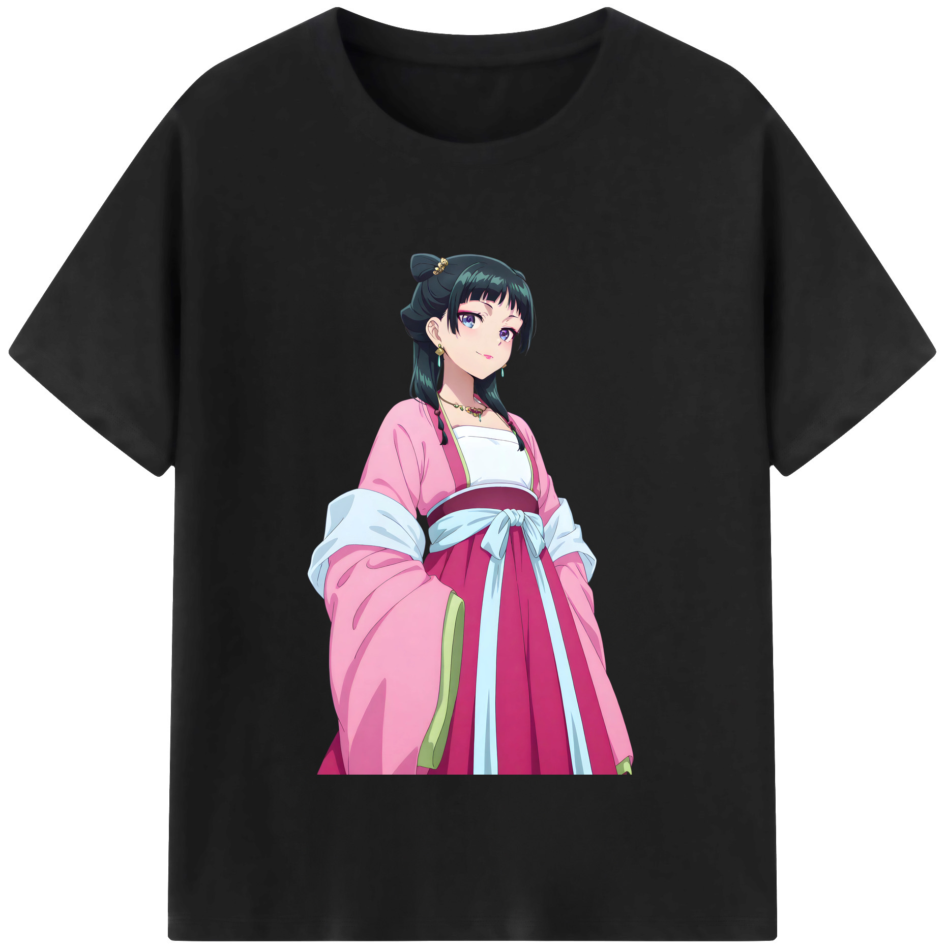 （画像用） 薬屋のひとりごと The Apothecary Diaries 綿100％半袖Tシャツ（フロントプリント）