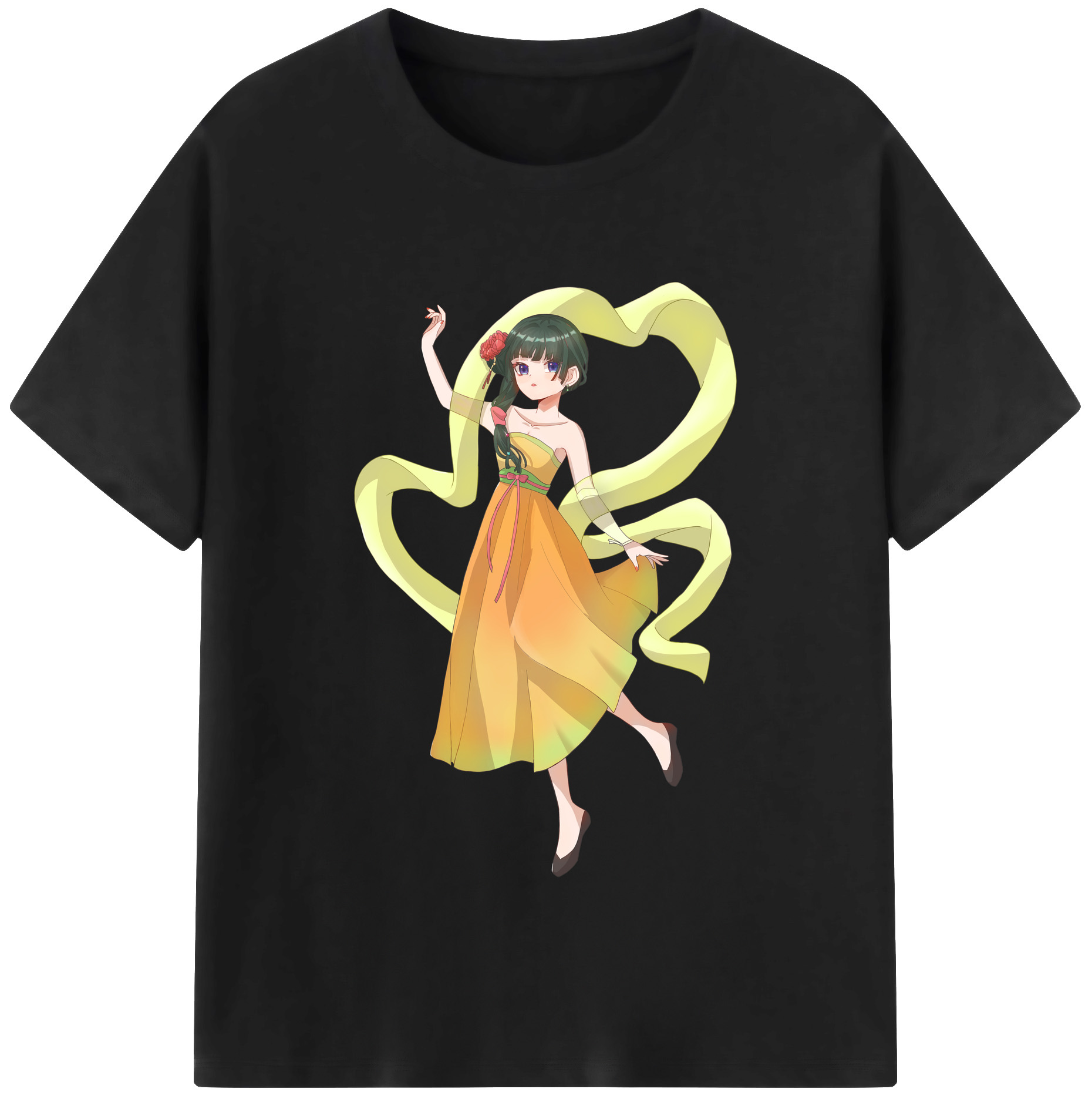 （画像用） 薬屋のひとりごと The Apothecary Diaries 綿100％半袖Tシャツ（フロントプリント）