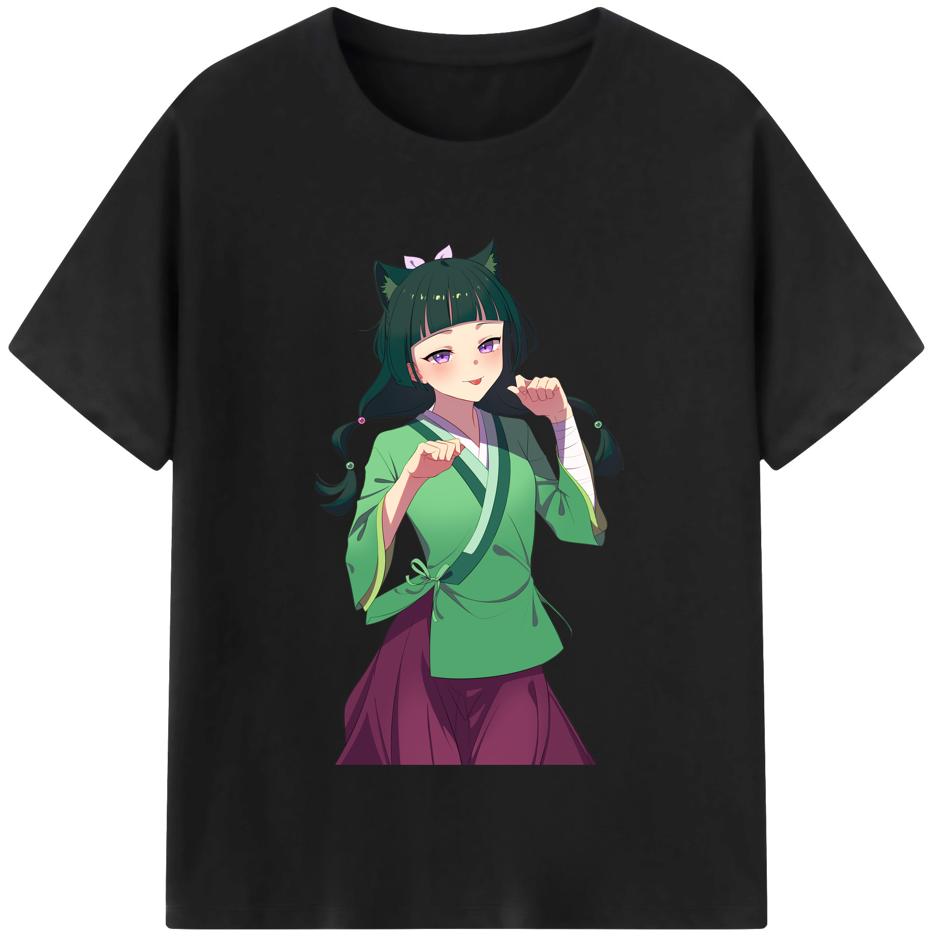 （画像用） 薬屋のひとりごと The Apothecary Diaries 綿100％半袖Tシャツ（フロントプリント）