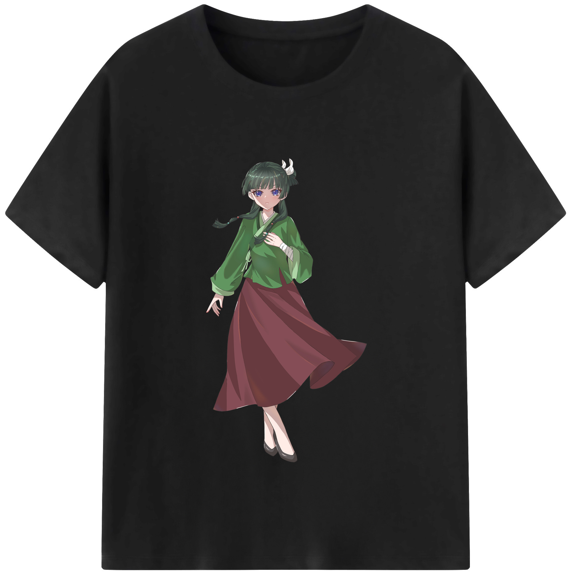 （画像用） 薬屋のひとりごと The Apothecary Diaries 綿100％半袖Tシャツ（フロントプリント）