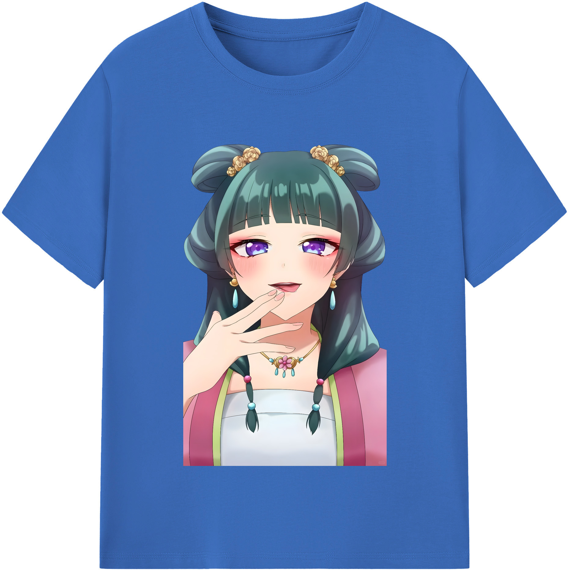 （画像用） 薬屋のひとりごと The Apothecary Diaries 綿100％半袖Tシャツ（フロントプリント）