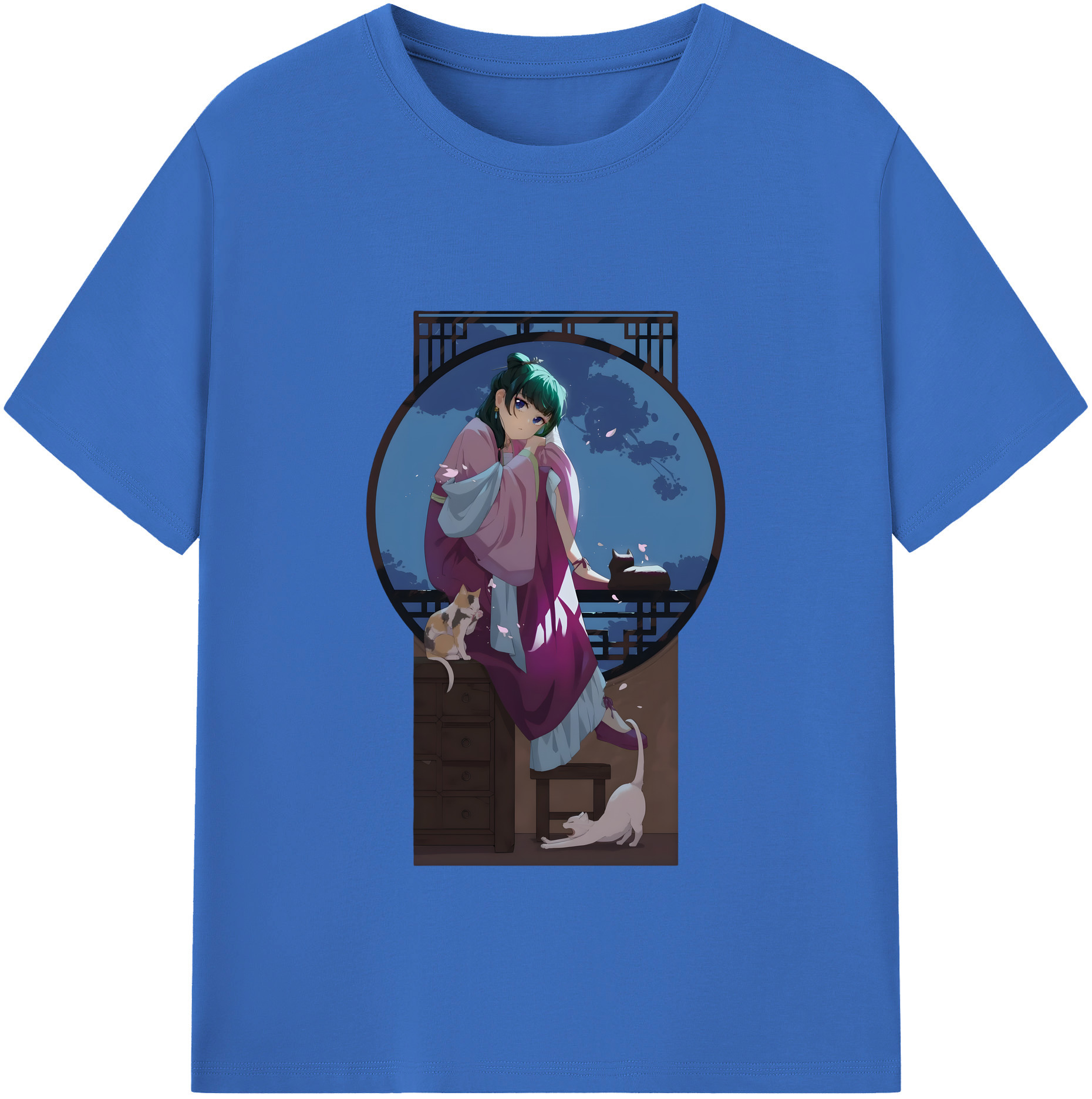 （画像用） 薬屋のひとりごと The Apothecary Diaries 綿100％半袖Tシャツ（フロントプリント）