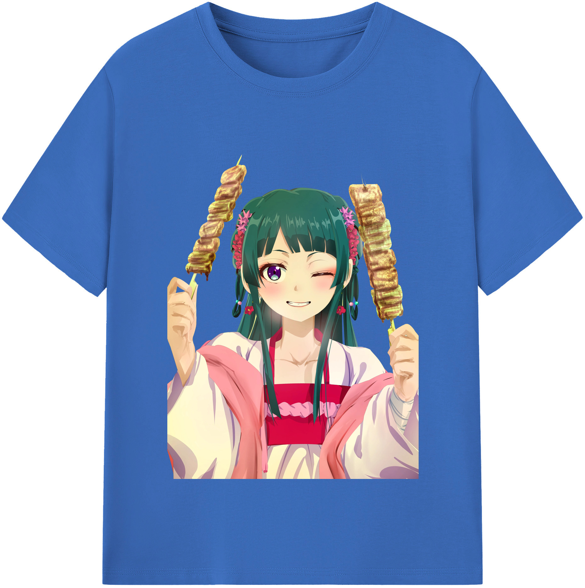 （画像用） 薬屋のひとりごと The Apothecary Diaries 綿100％半袖Tシャツ（フロントプリント）
