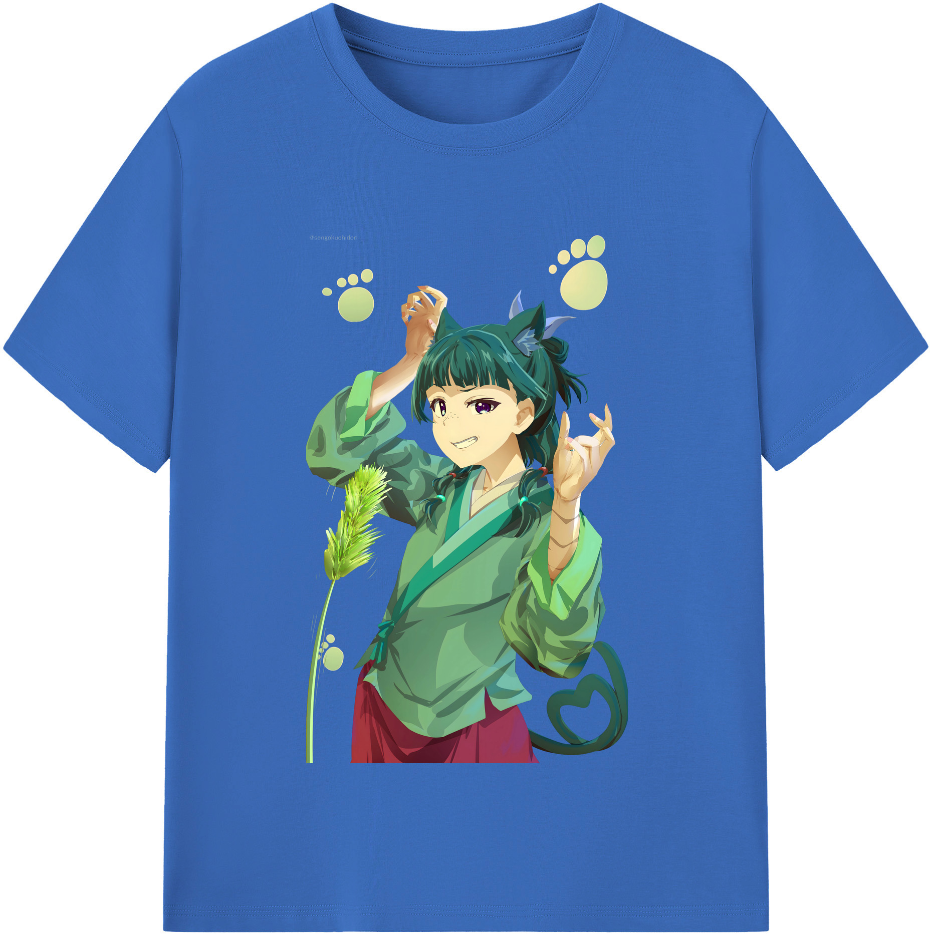 （画像用） 薬屋のひとりごと The Apothecary Diaries 綿100％半袖Tシャツ（フロントプリント）