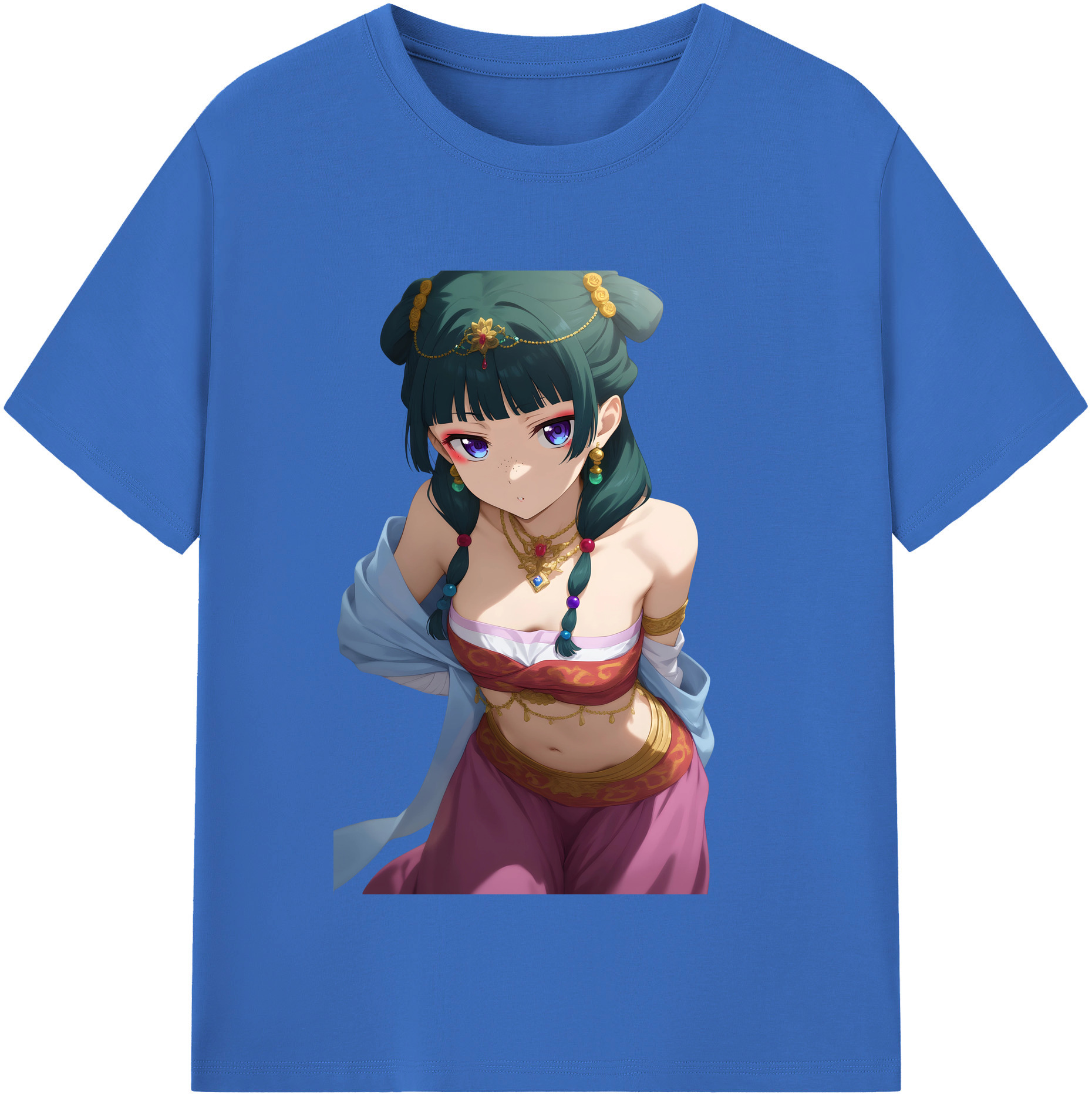 （画像用） 薬屋のひとりごと The Apothecary Diaries 綿100％半袖Tシャツ（フロントプリント）