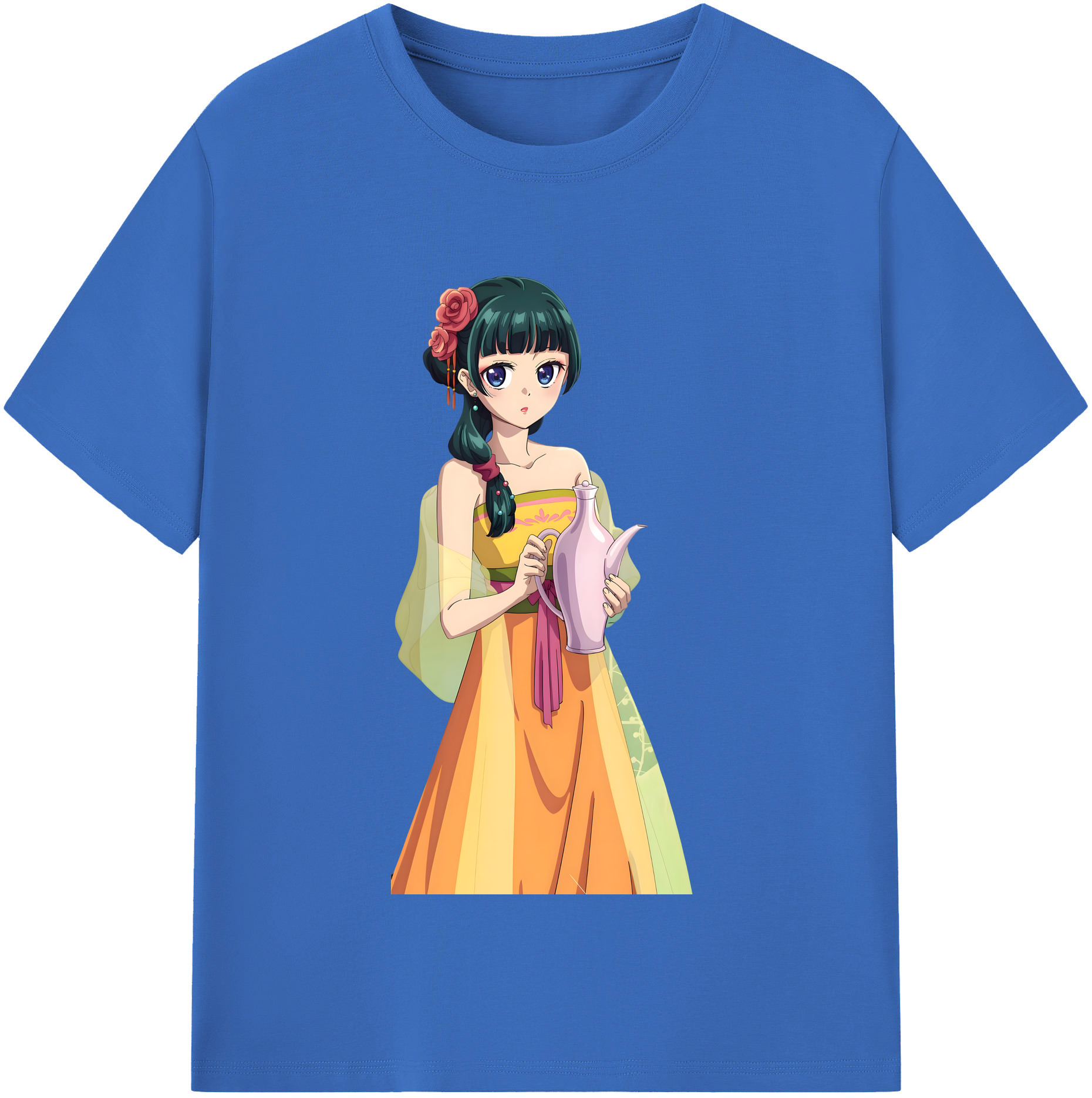 （画像用） 薬屋のひとりごと The Apothecary Diaries 綿100％半袖Tシャツ（フロントプリント）
