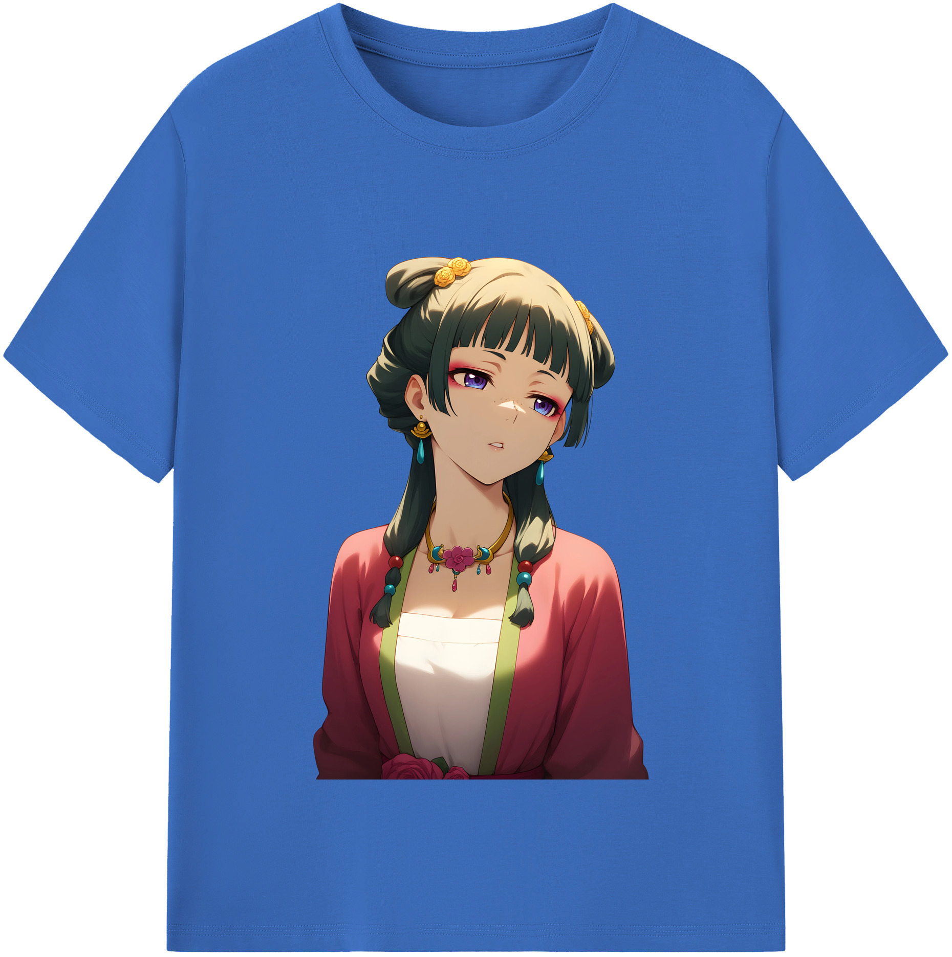 （画像用） 薬屋のひとりごと The Apothecary Diaries 綿100％半袖Tシャツ（フロントプリント）