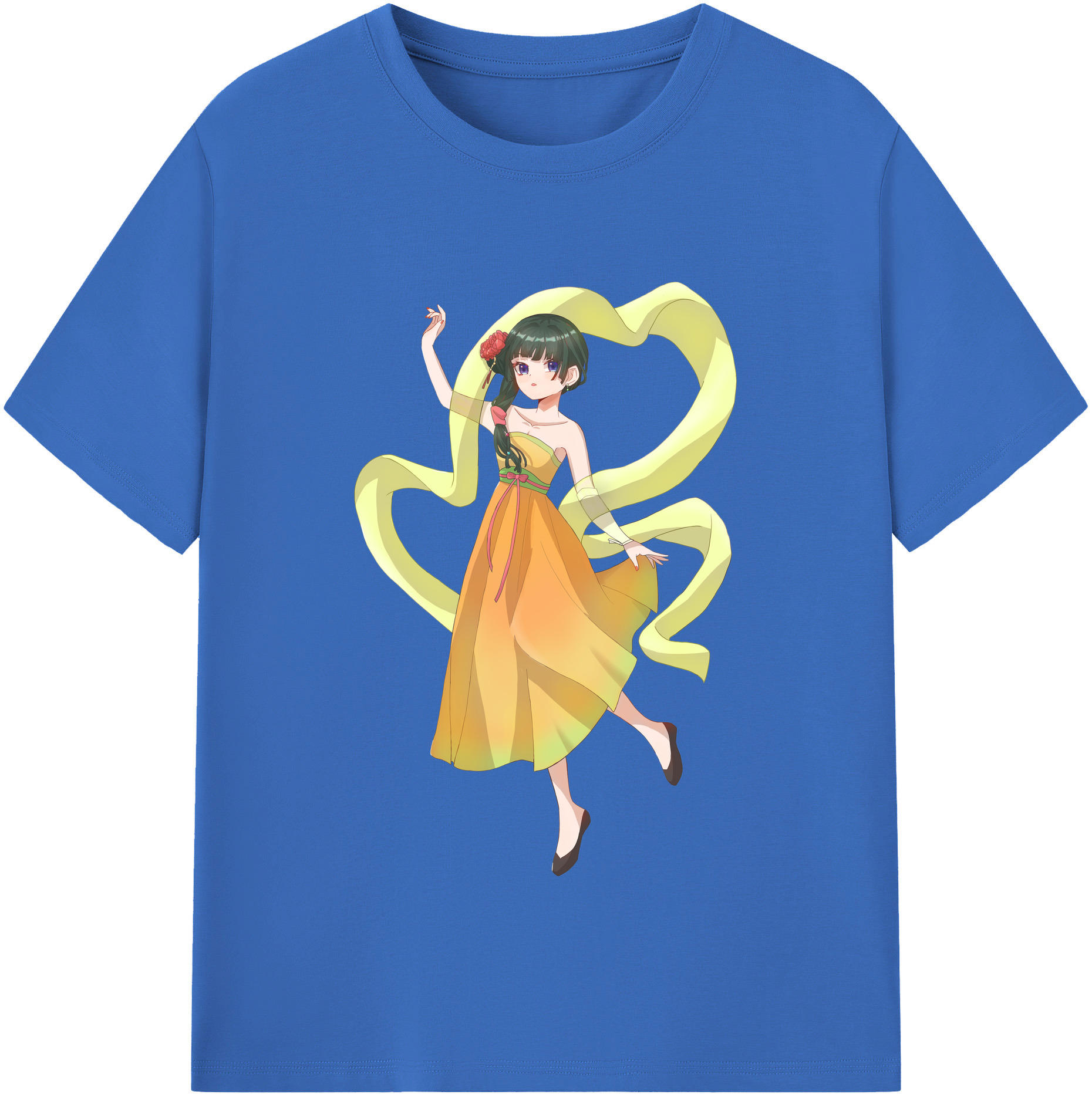 （画像用） 薬屋のひとりごと The Apothecary Diaries 綿100％半袖Tシャツ（フロントプリント）