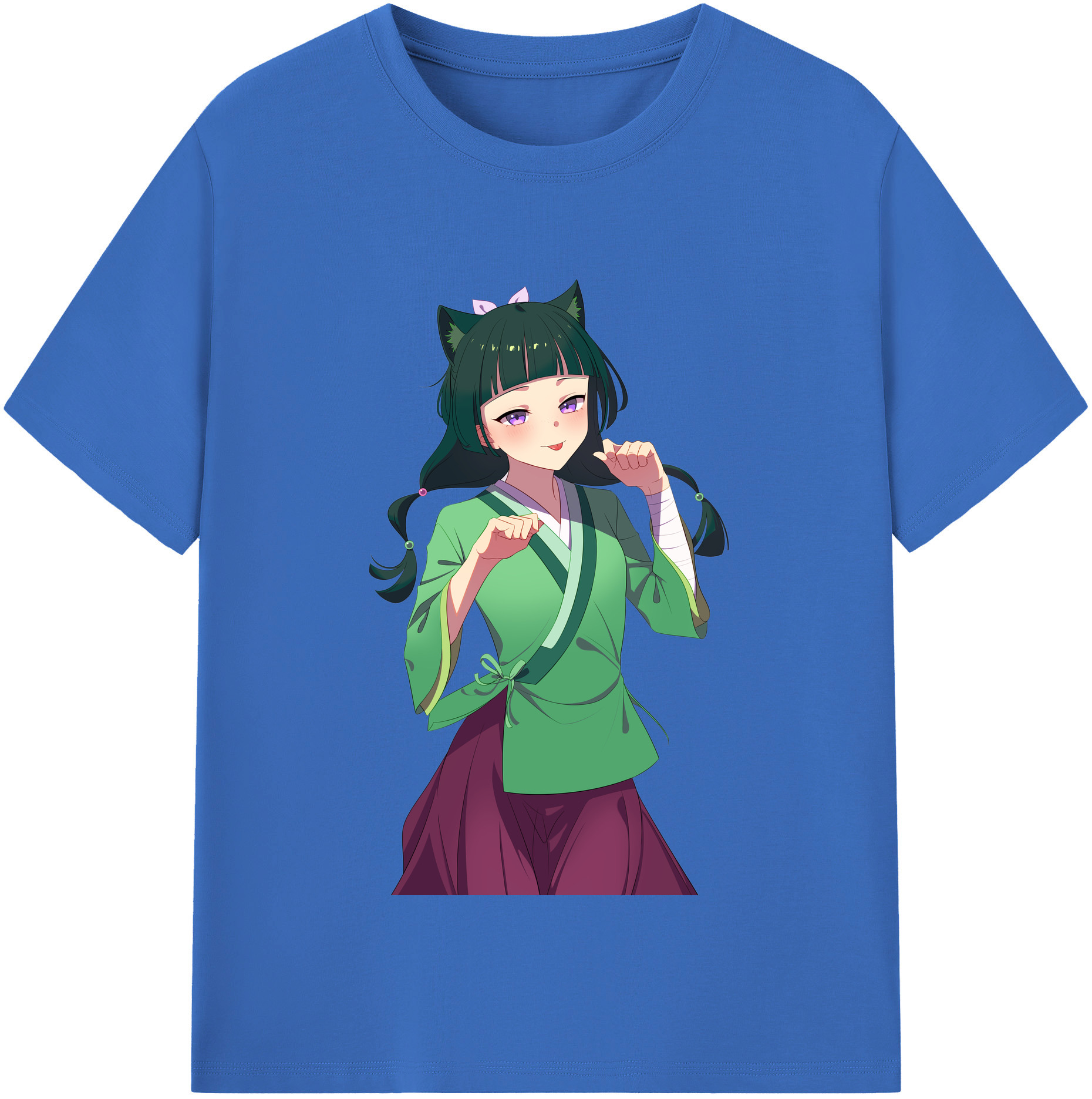 （画像用） 薬屋のひとりごと The Apothecary Diaries 綿100％半袖Tシャツ（フロントプリント）