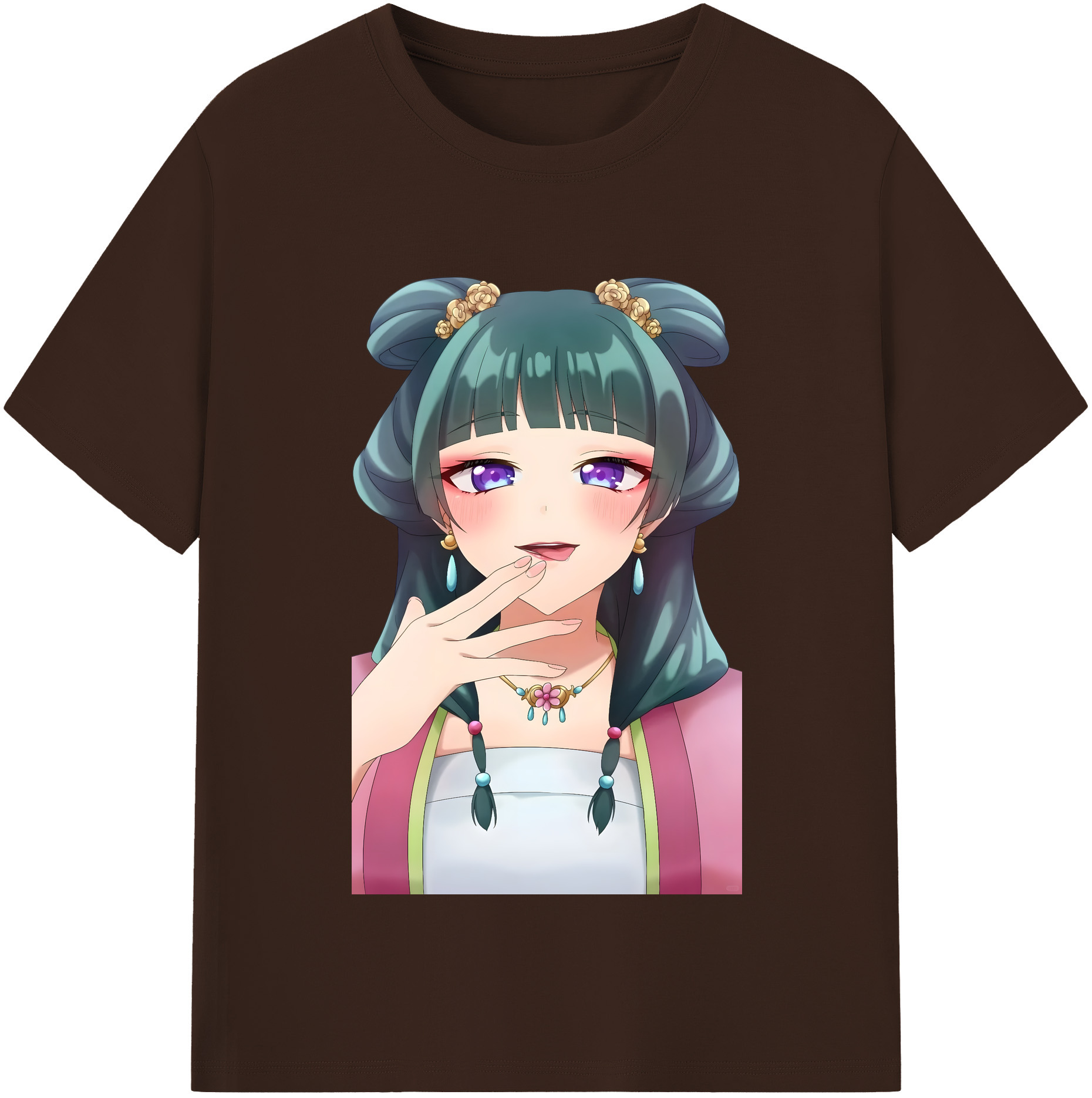 （画像用） 薬屋のひとりごと The Apothecary Diaries 綿100％半袖Tシャツ（フロントプリント）