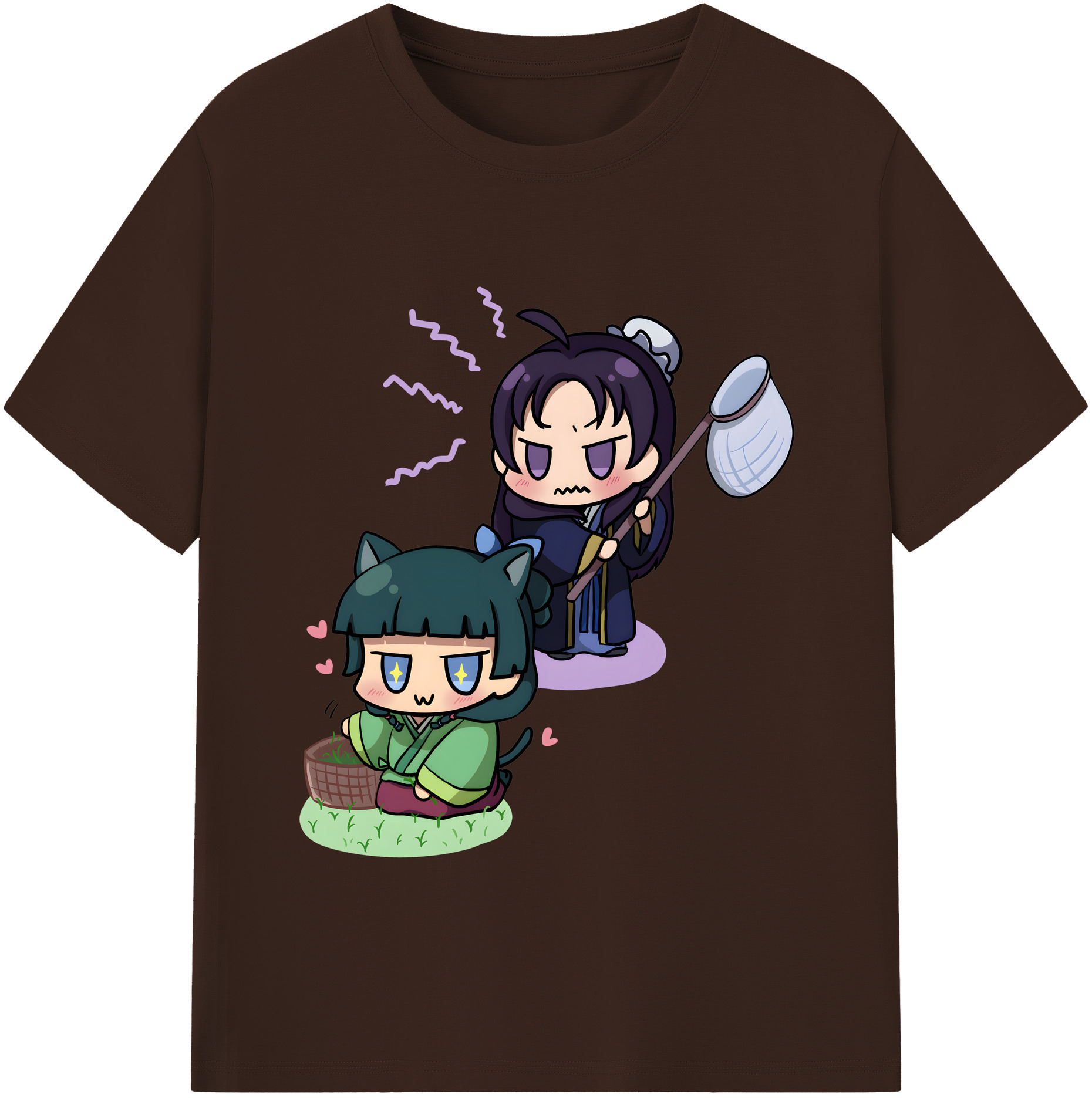 （画像用） 薬屋のひとりごと The Apothecary Diaries 綿100％半袖Tシャツ（フロントプリント）