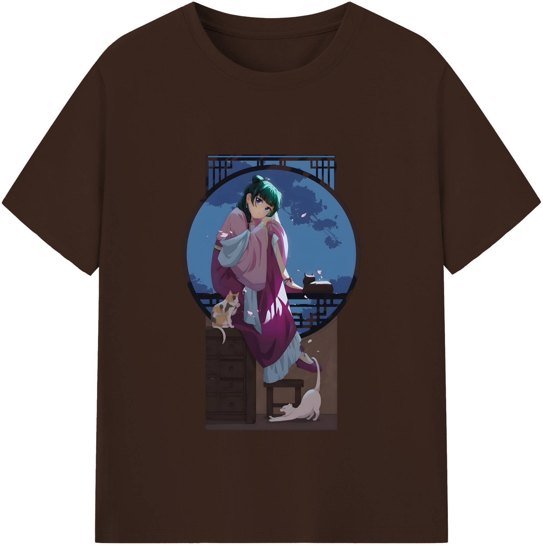 （画像用） 薬屋のひとりごと The Apothecary Diaries 綿100％半袖Tシャツ（フロントプリント）