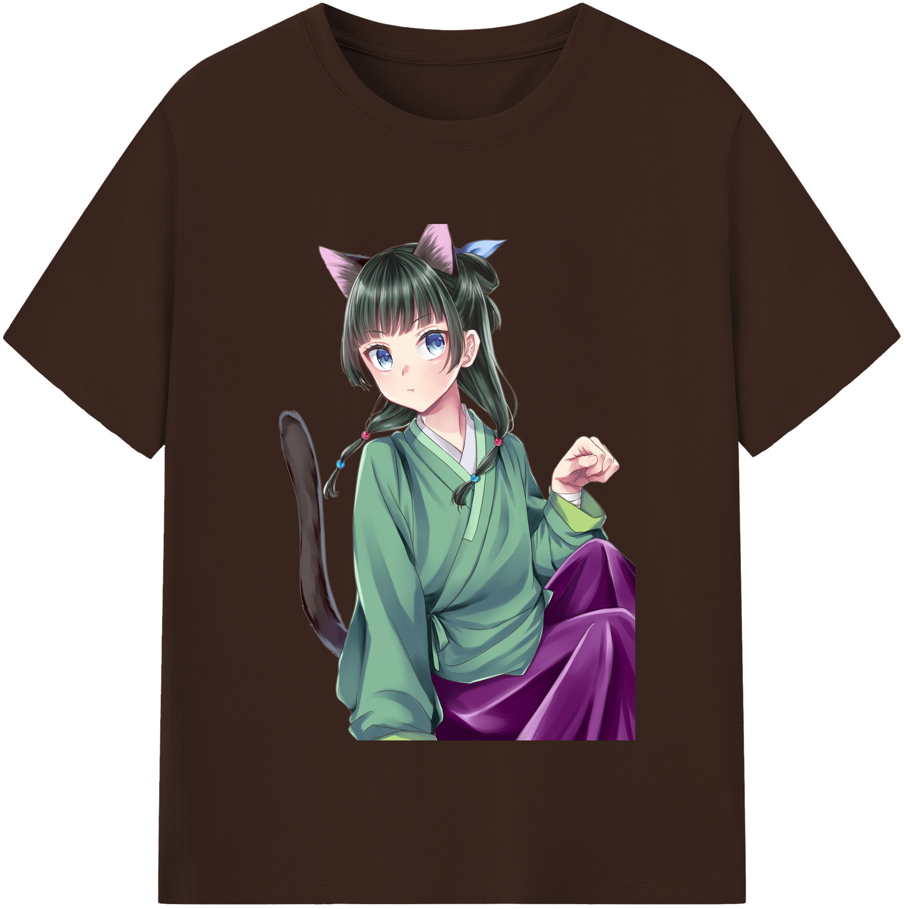 （画像用） 薬屋のひとりごと The Apothecary Diaries 綿100％半袖Tシャツ（フロントプリント）