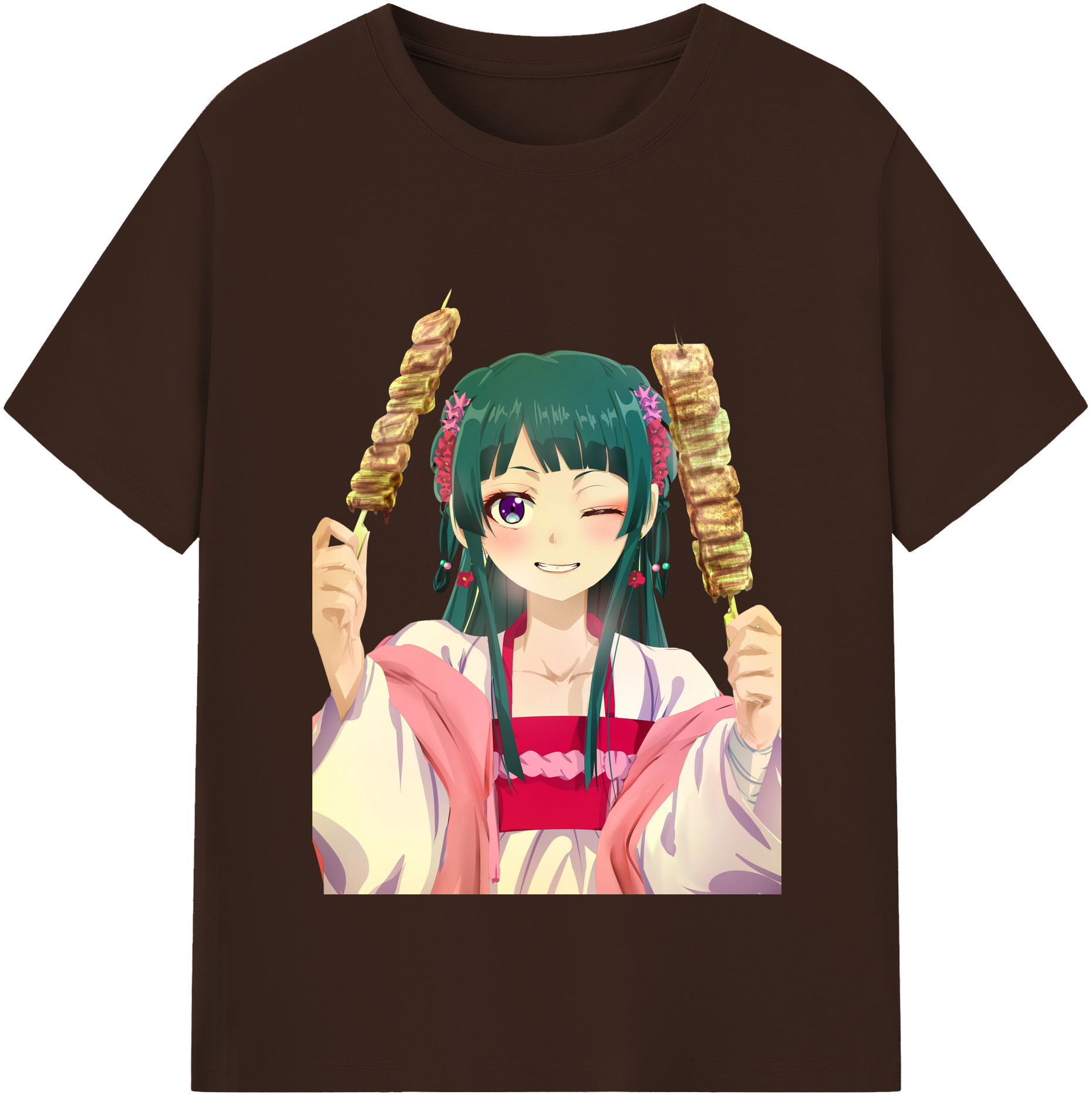 （画像用） 薬屋のひとりごと The Apothecary Diaries 綿100％半袖Tシャツ（フロントプリント）