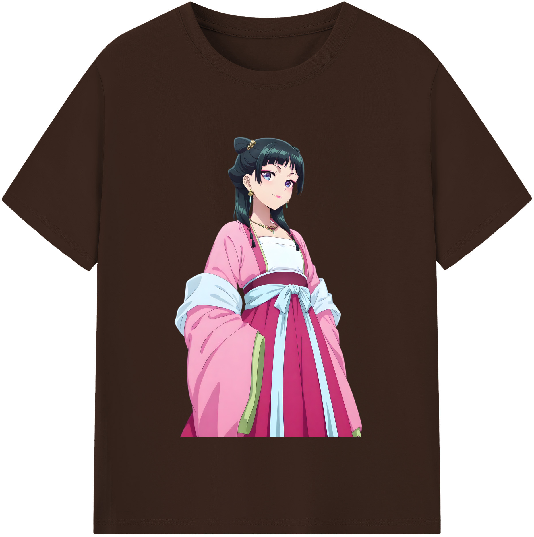 （画像用） 薬屋のひとりごと The Apothecary Diaries 綿100％半袖Tシャツ（フロントプリント）