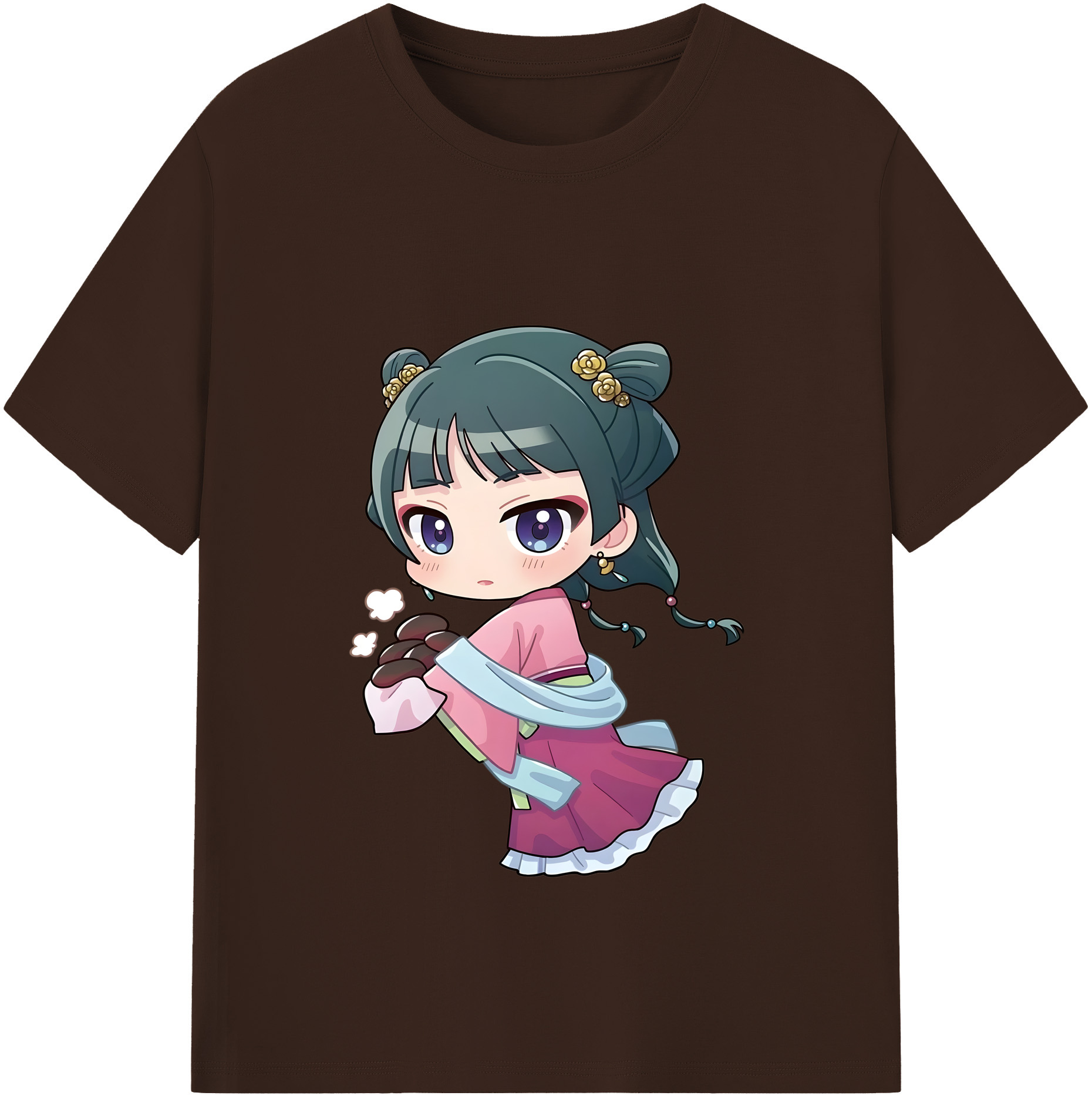 （画像用） 薬屋のひとりごと The Apothecary Diaries 綿100％半袖Tシャツ（フロントプリント）