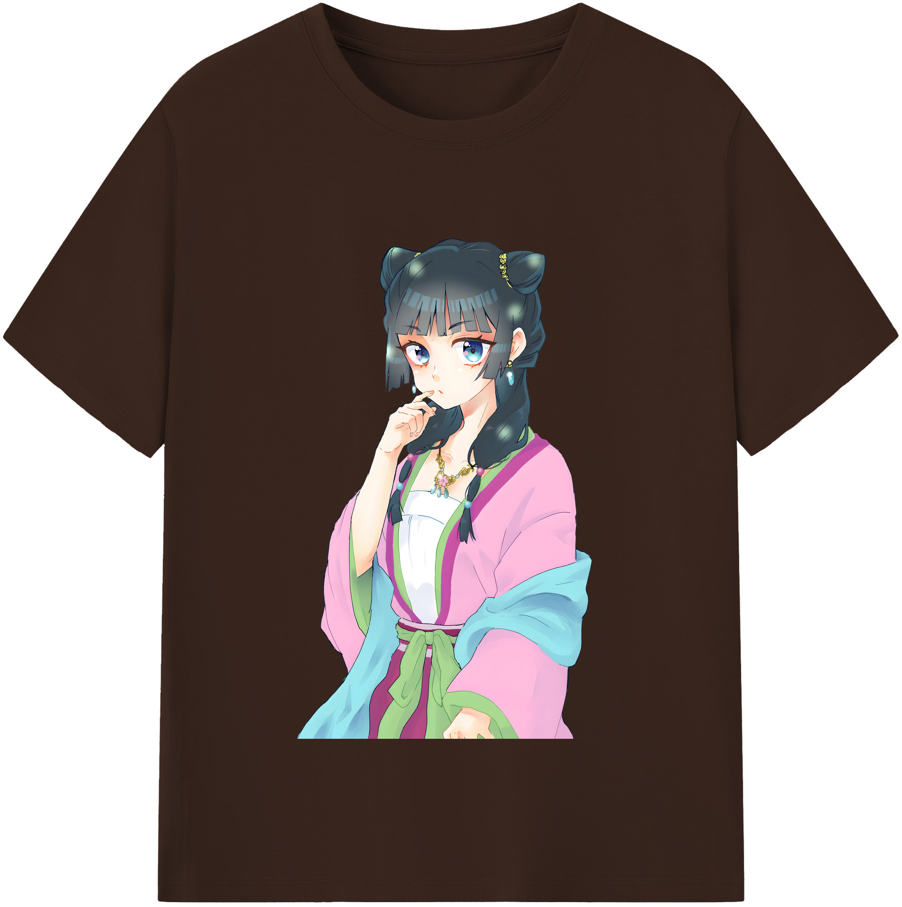 （画像用） 薬屋のひとりごと The Apothecary Diaries 綿100％半袖Tシャツ（フロントプリント）