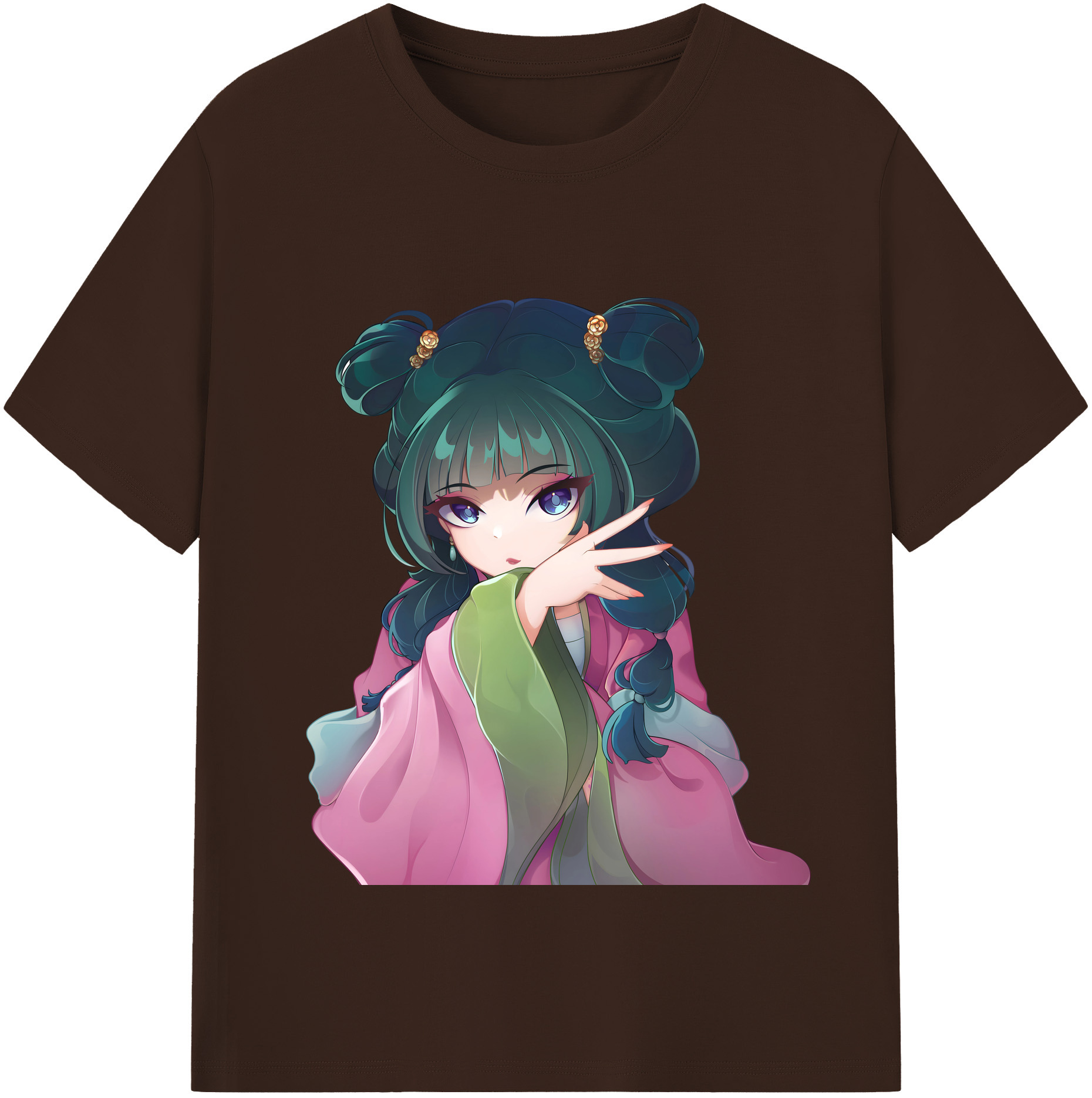 （画像用） 薬屋のひとりごと The Apothecary Diaries 綿100％半袖Tシャツ（フロントプリント）