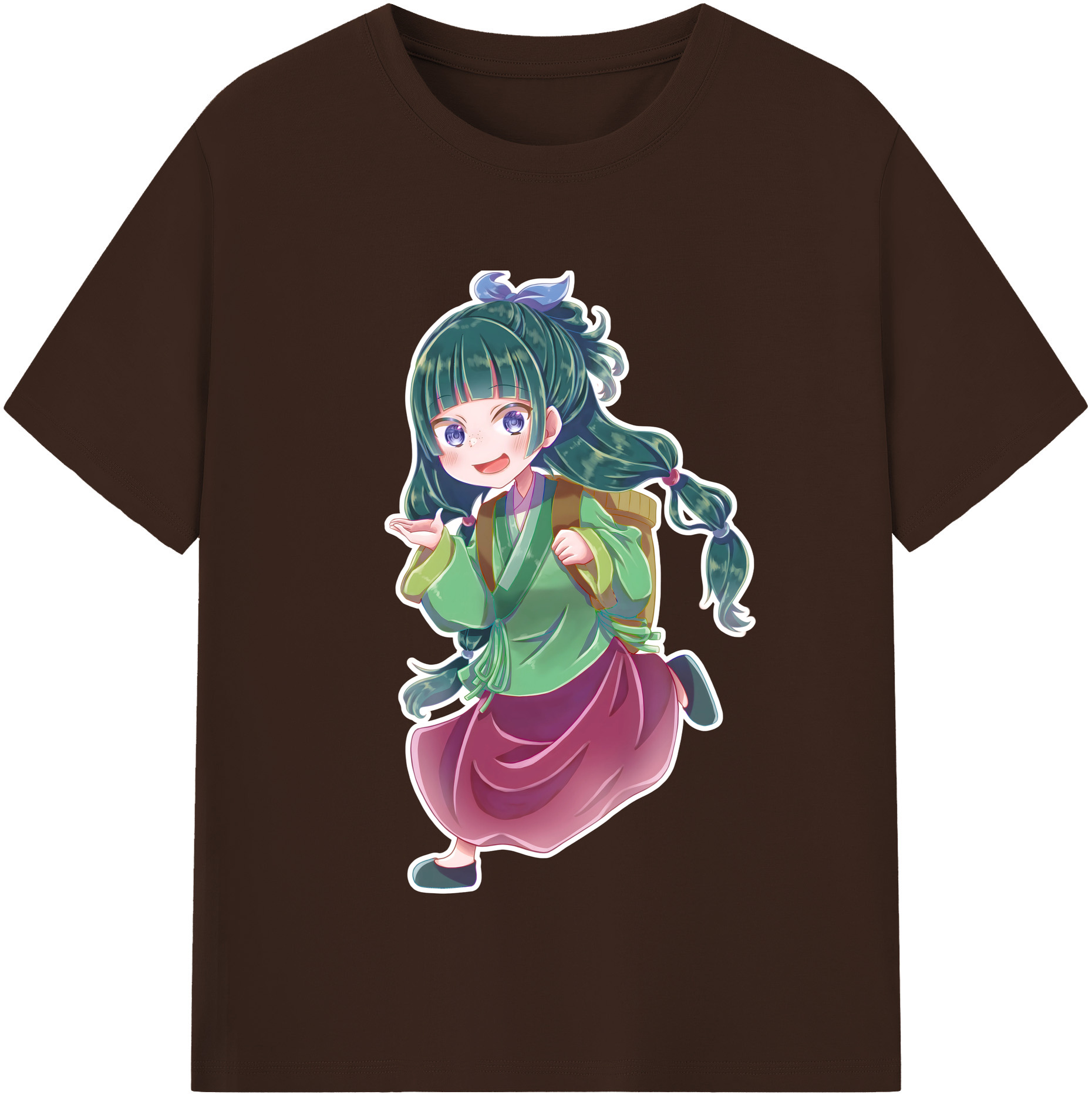 （画像用） 薬屋のひとりごと The Apothecary Diaries 綿100％半袖Tシャツ（フロントプリント）