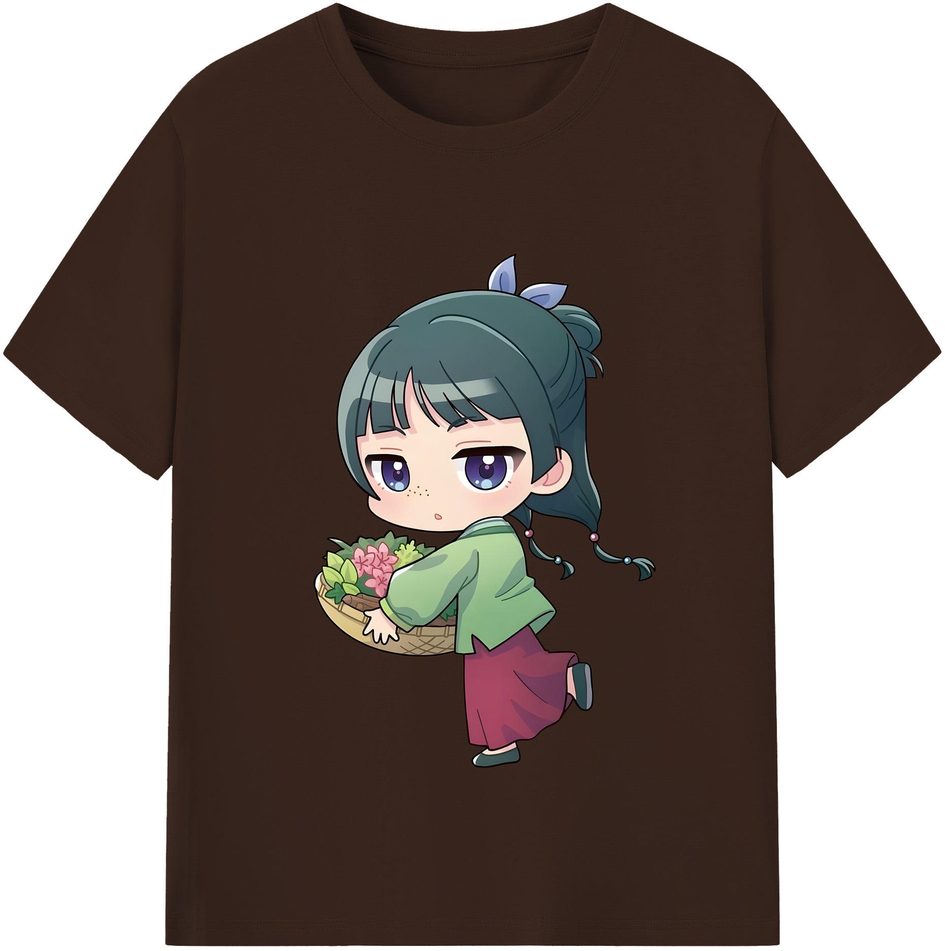 （画像用） 薬屋のひとりごと The Apothecary Diaries 綿100％半袖Tシャツ（フロントプリント）