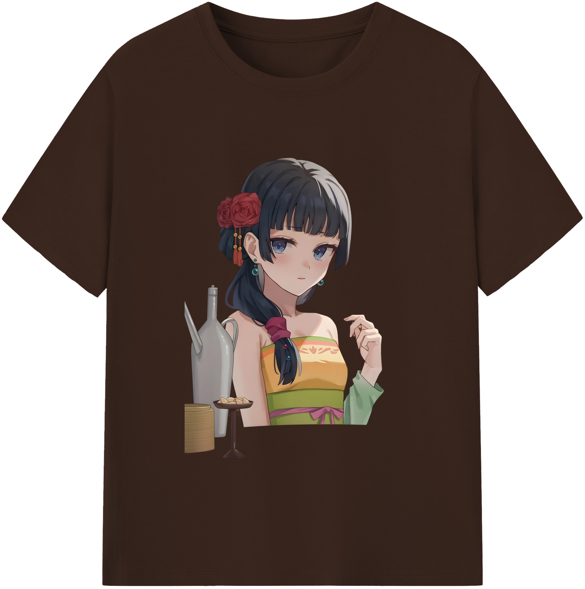 （画像用） 薬屋のひとりごと The Apothecary Diaries 綿100％半袖Tシャツ（フロントプリント）