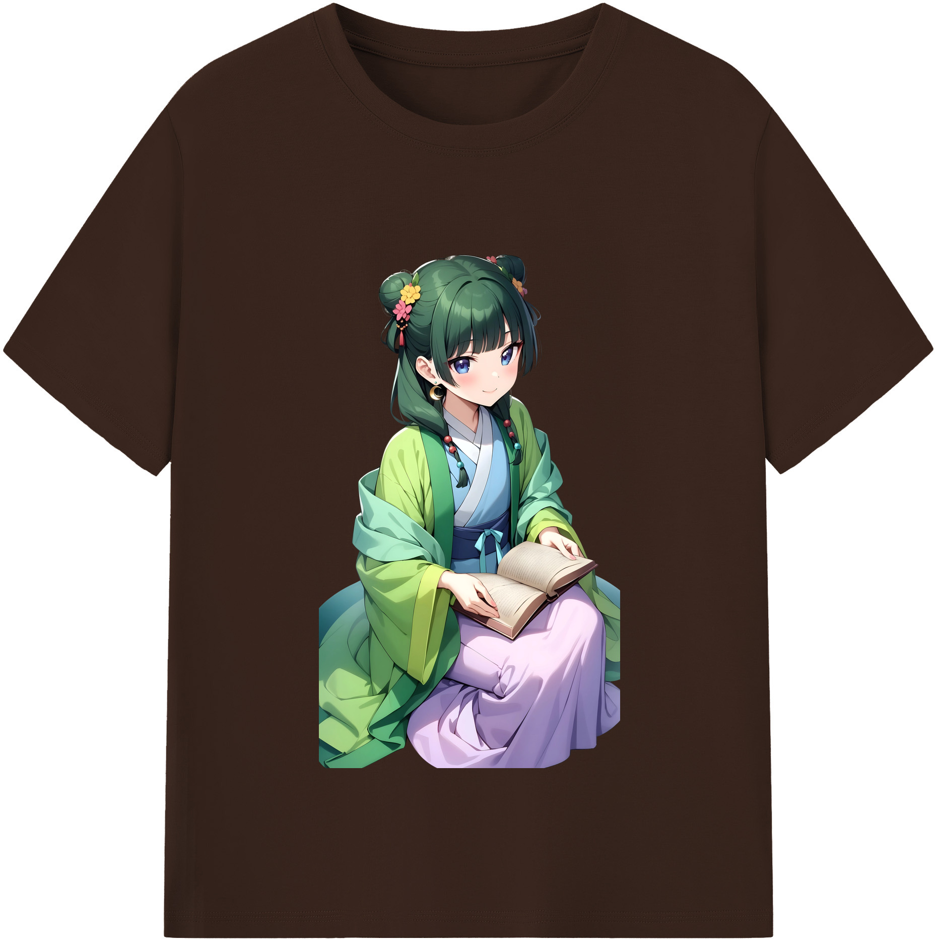 （画像用） 薬屋のひとりごと The Apothecary Diaries 綿100％半袖Tシャツ（フロントプリント）