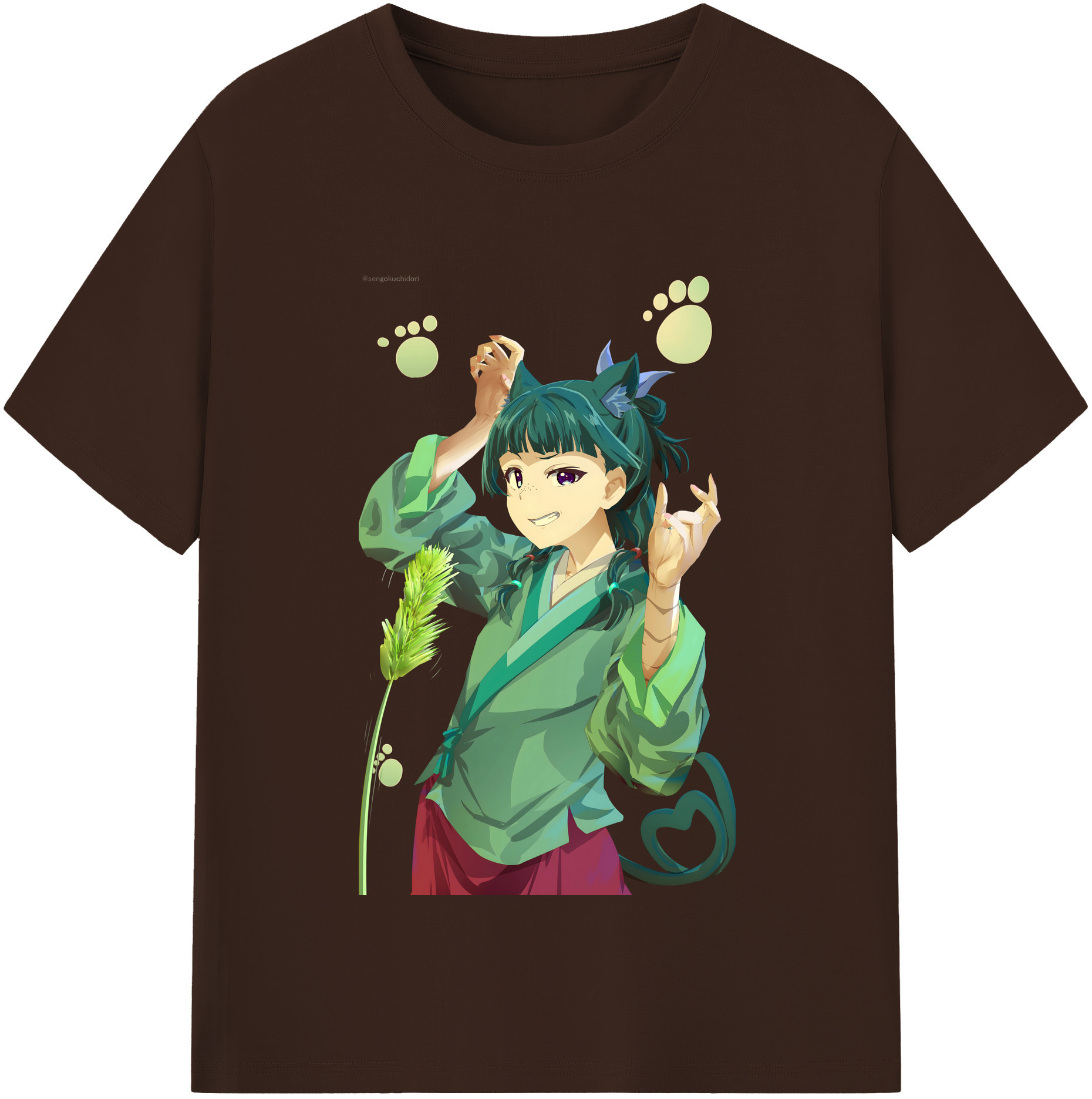 （画像用） 薬屋のひとりごと The Apothecary Diaries 綿100％半袖Tシャツ（フロントプリント）