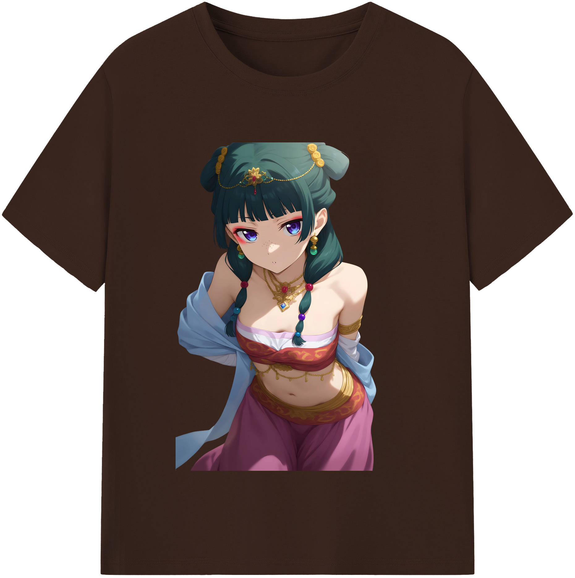 （画像用） 薬屋のひとりごと The Apothecary Diaries 綿100％半袖Tシャツ（フロントプリント）