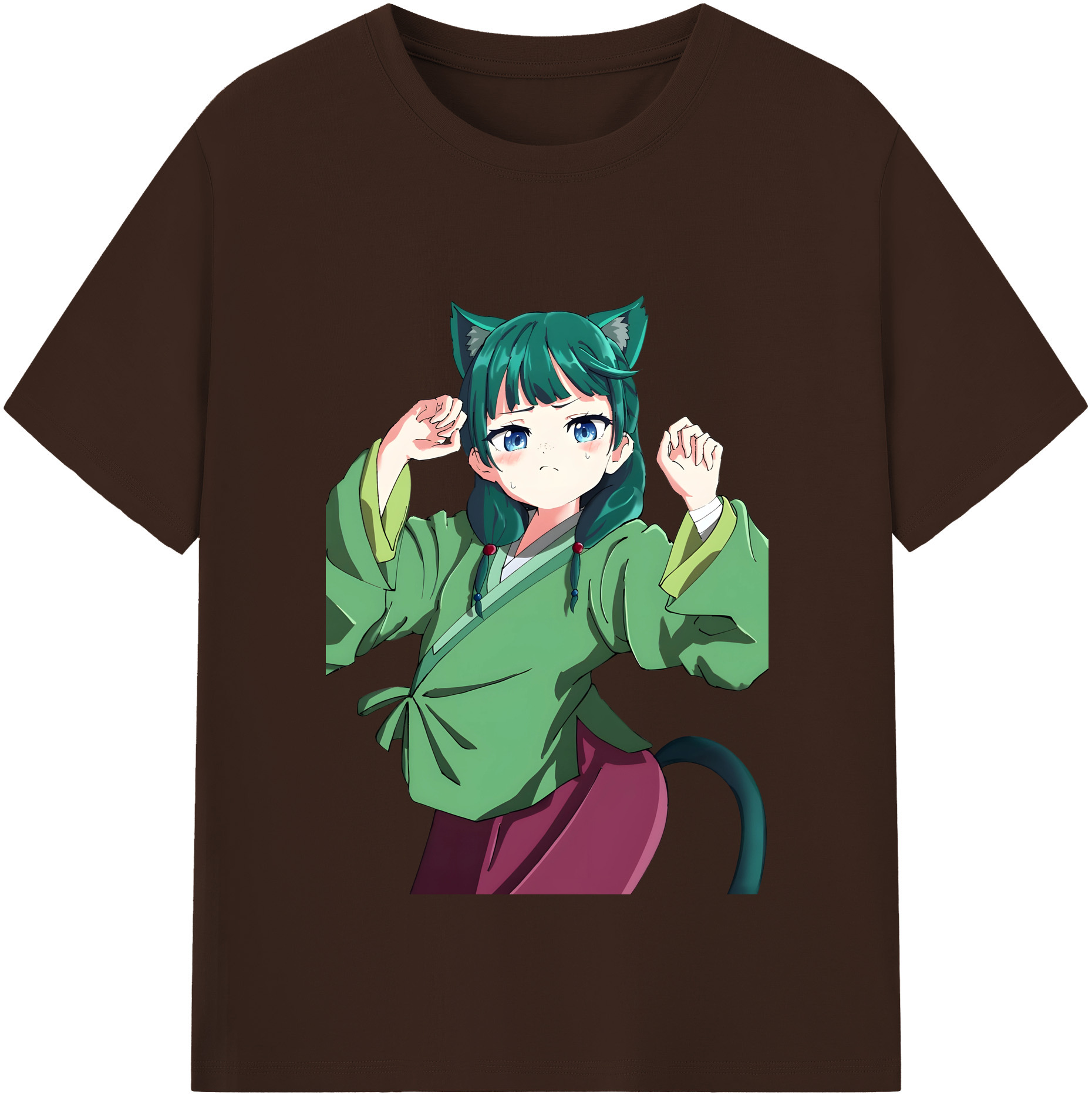 （画像用） 薬屋のひとりごと The Apothecary Diaries 綿100％半袖Tシャツ（フロントプリント）