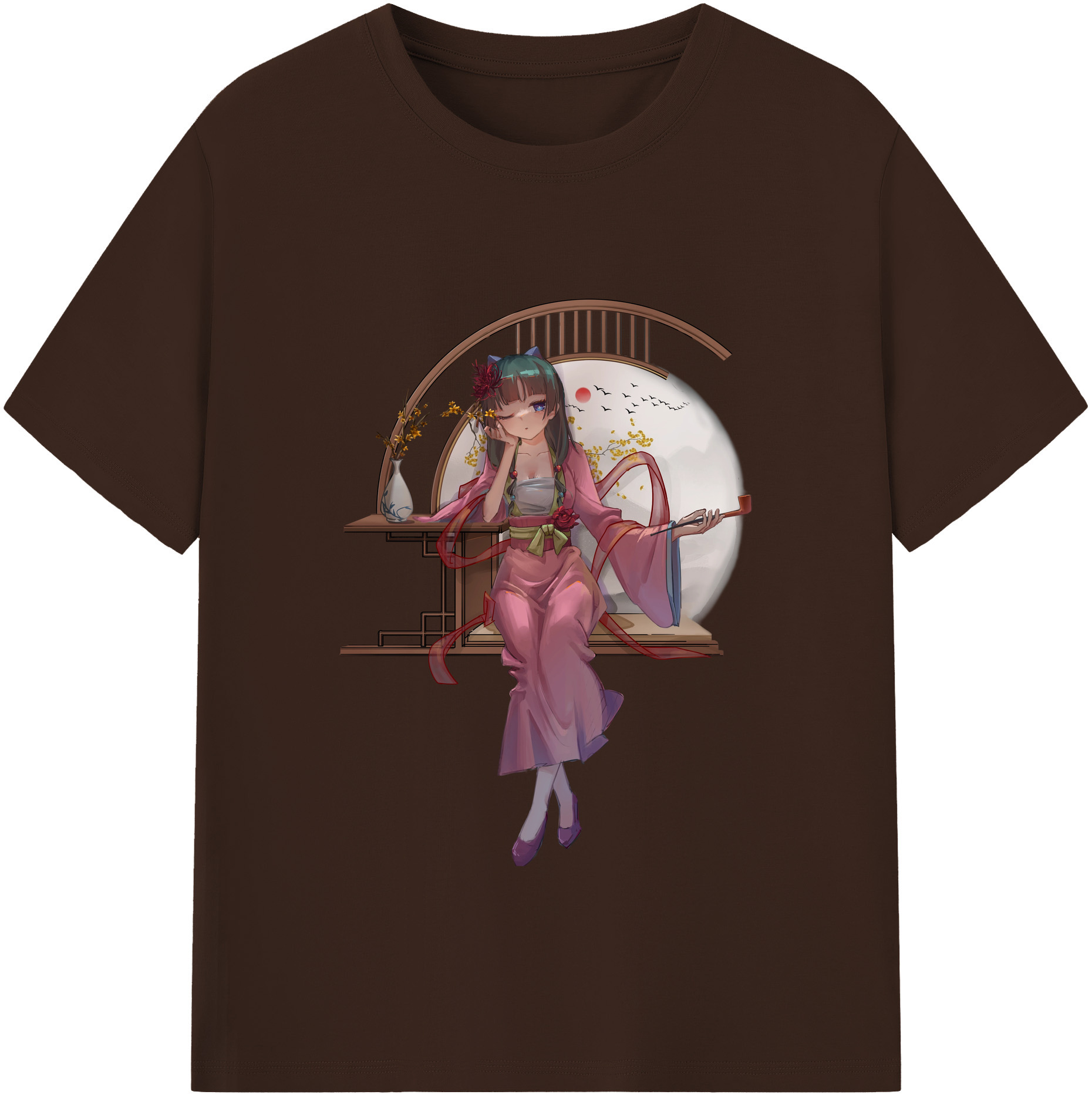 （画像用） 薬屋のひとりごと The Apothecary Diaries 綿100％半袖Tシャツ（フロントプリント）