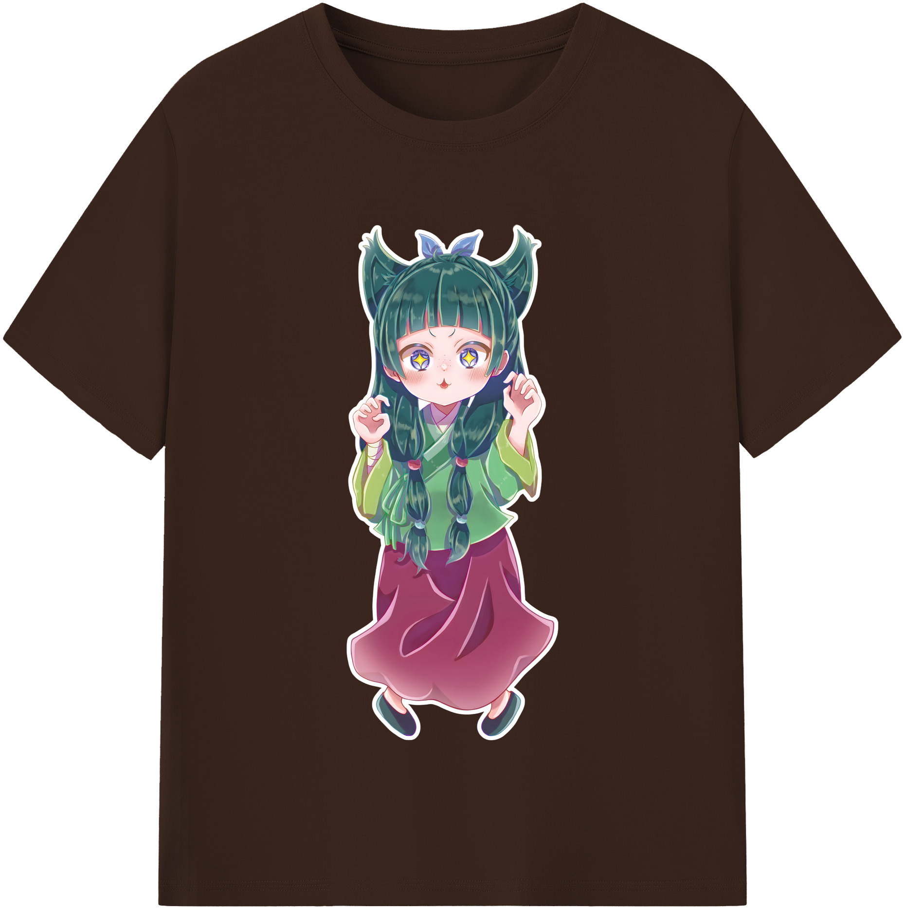 （画像用） 薬屋のひとりごと The Apothecary Diaries 綿100％半袖Tシャツ（フロントプリント）