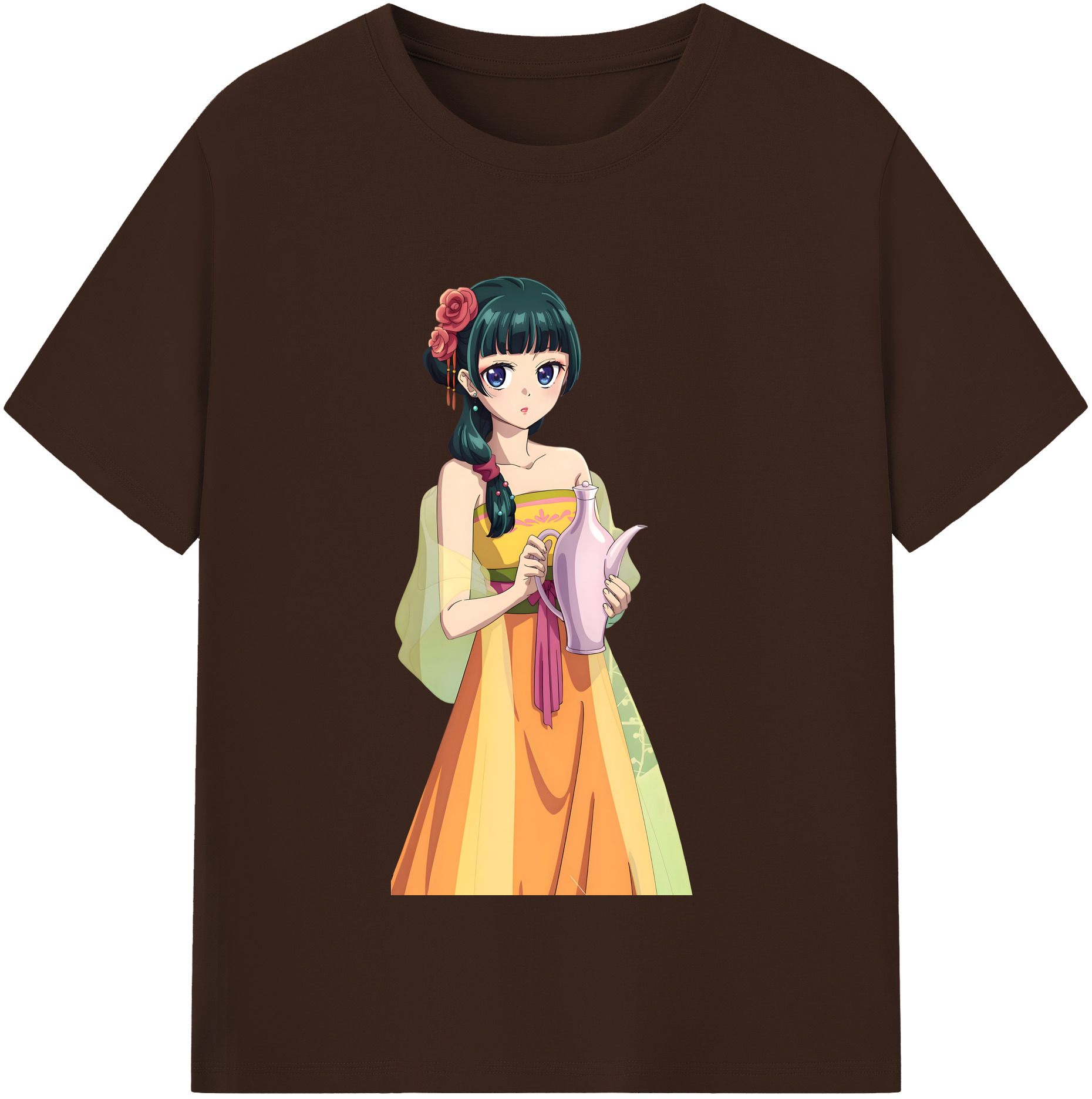 （画像用） 薬屋のひとりごと The Apothecary Diaries 綿100％半袖Tシャツ（フロントプリント）