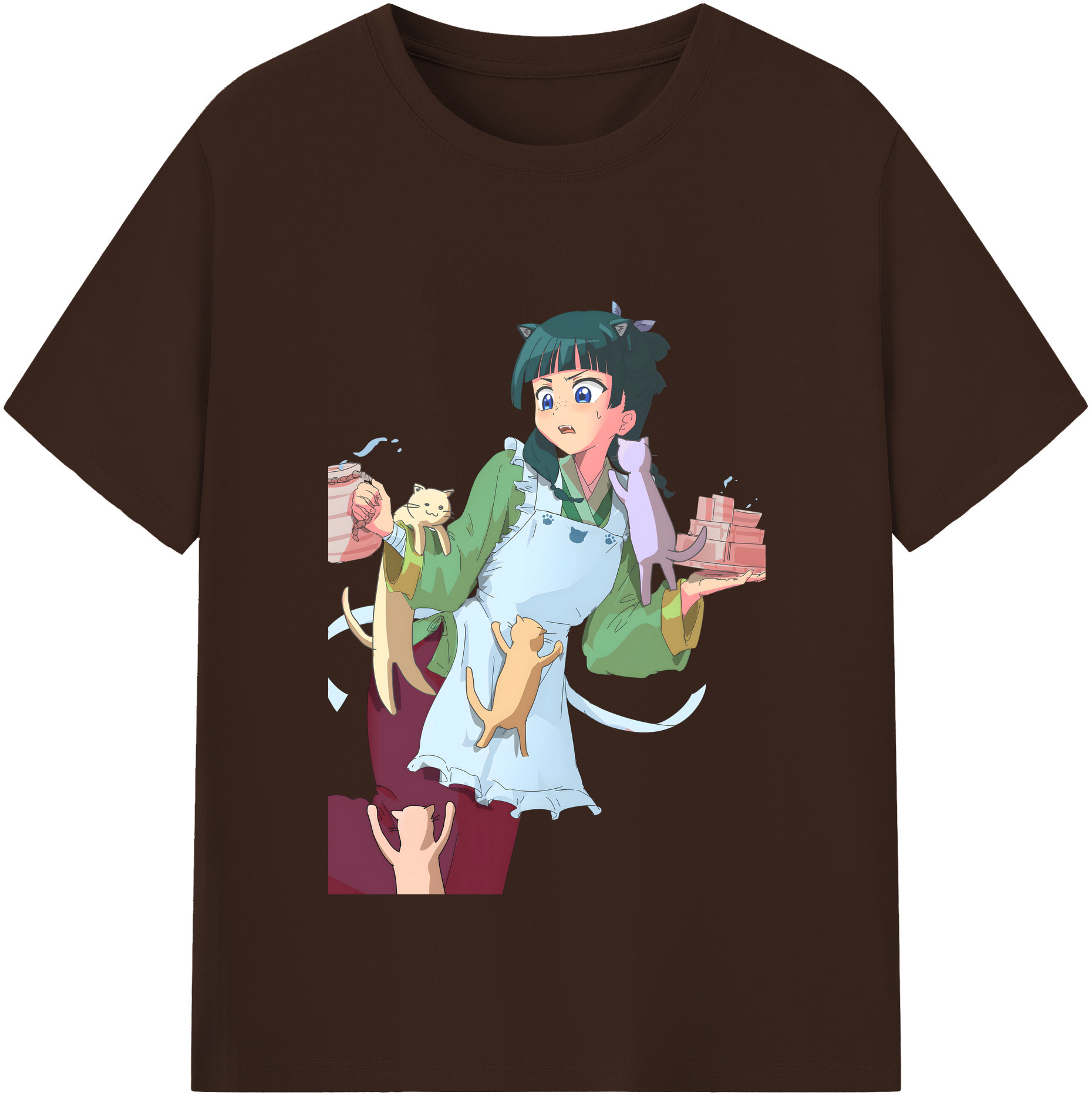 （画像用） 薬屋のひとりごと The Apothecary Diaries 綿100％半袖Tシャツ（フロントプリント）