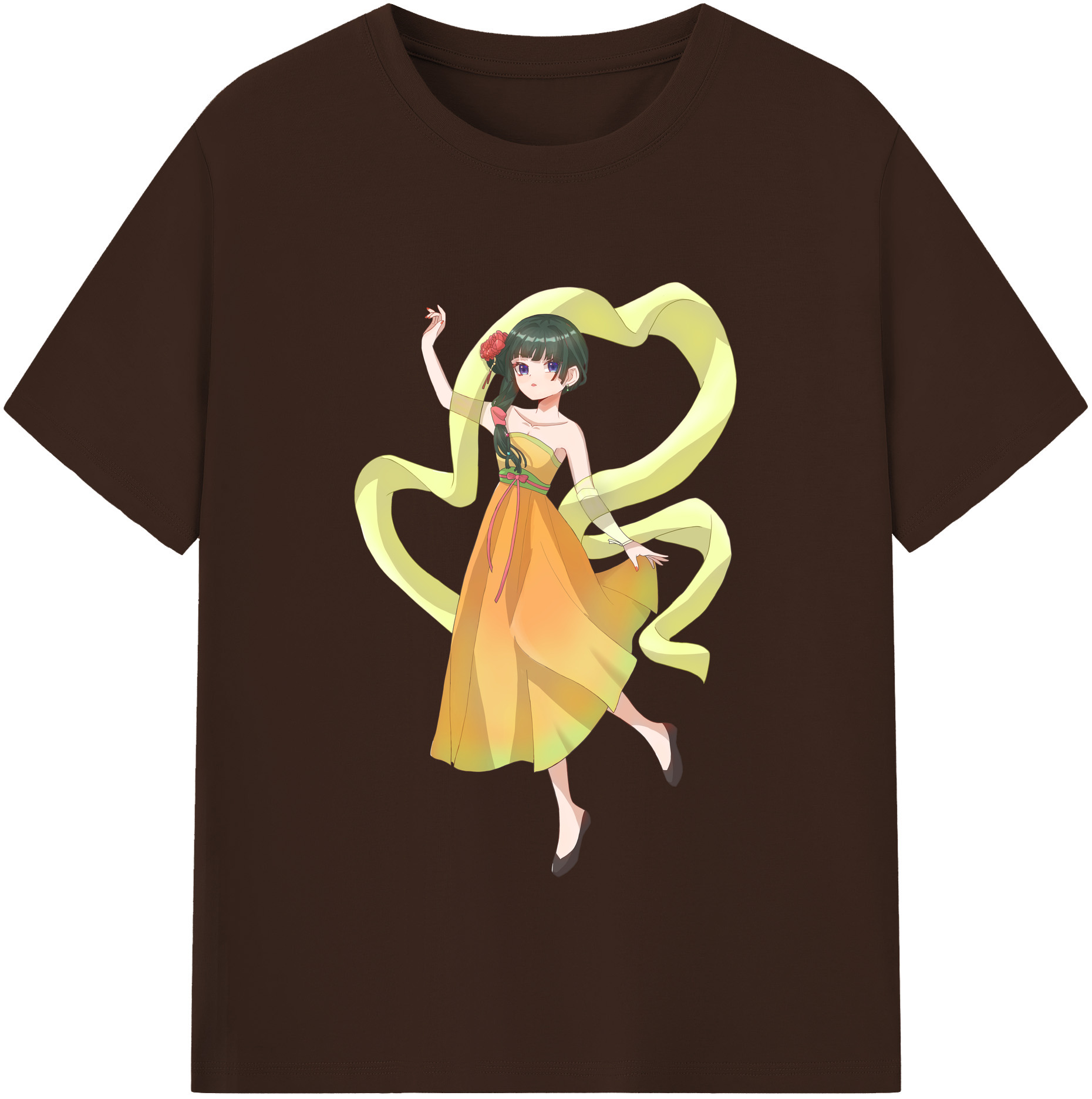 （画像用） 薬屋のひとりごと The Apothecary Diaries 綿100％半袖Tシャツ（フロントプリント）