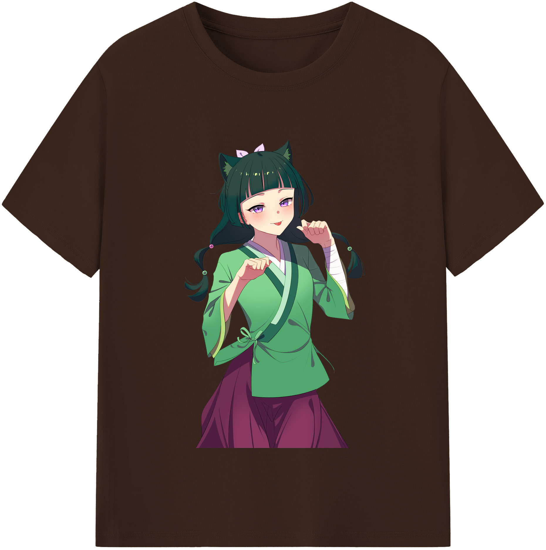 （画像用） 薬屋のひとりごと The Apothecary Diaries 綿100％半袖Tシャツ（フロントプリント）