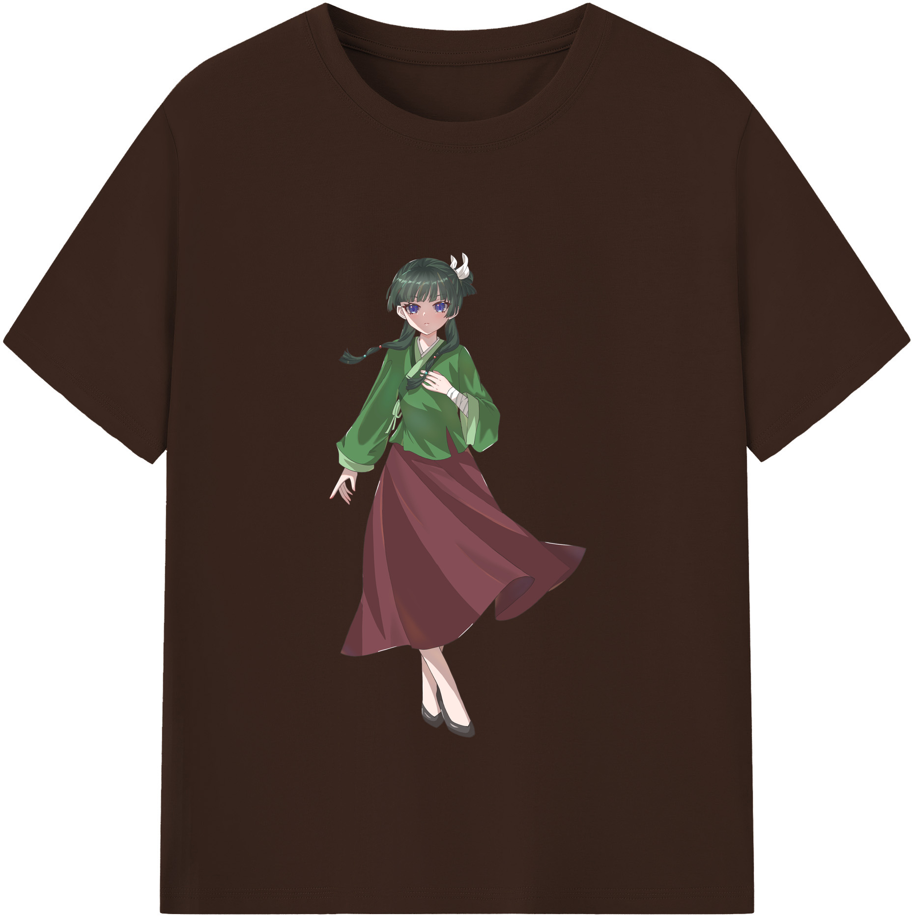 （画像用） 薬屋のひとりごと The Apothecary Diaries 綿100％半袖Tシャツ（フロントプリント）