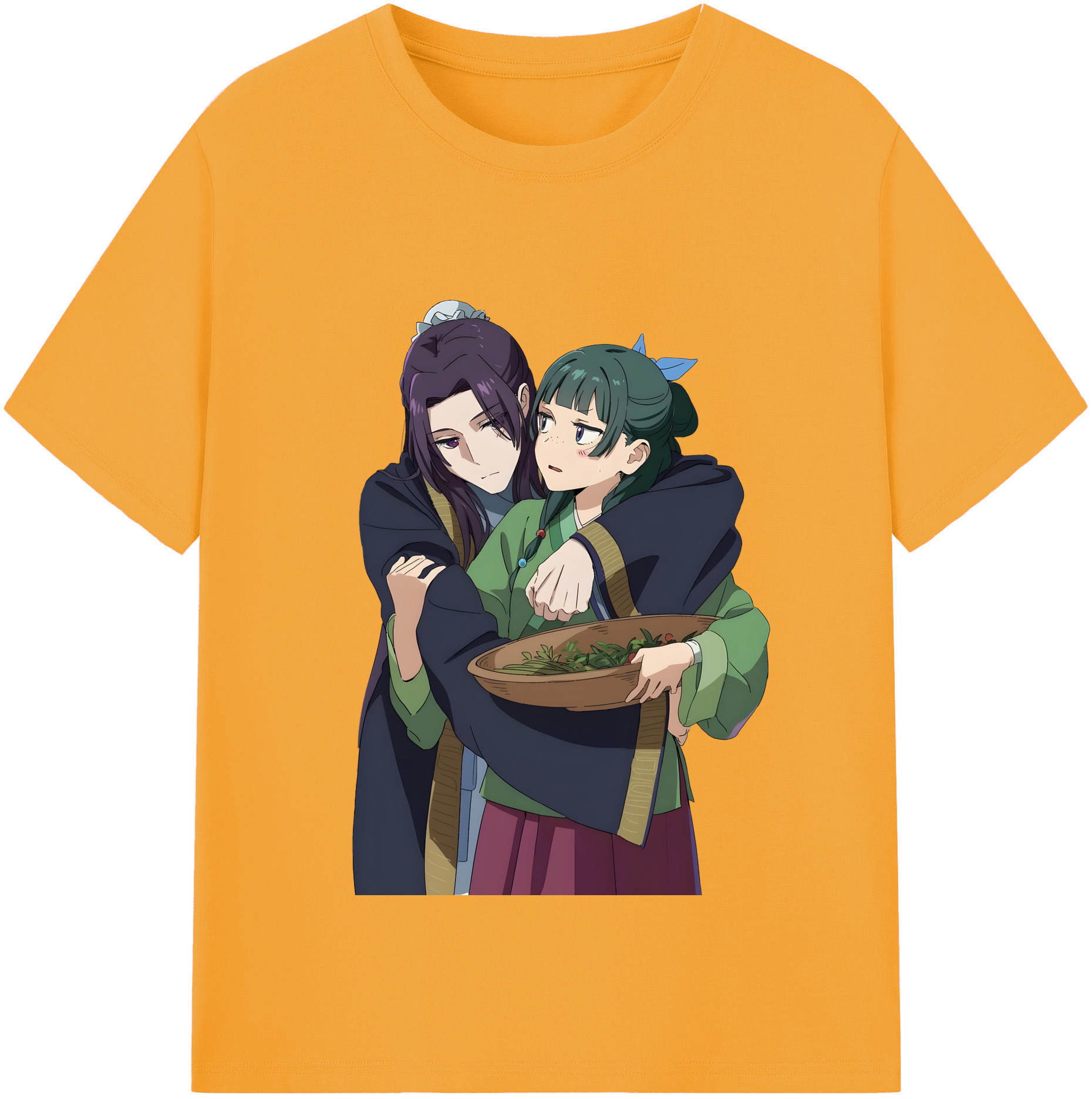 （画像用） 薬屋のひとりごと The Apothecary Diaries 綿100％半袖Tシャツ（フロントプリント）