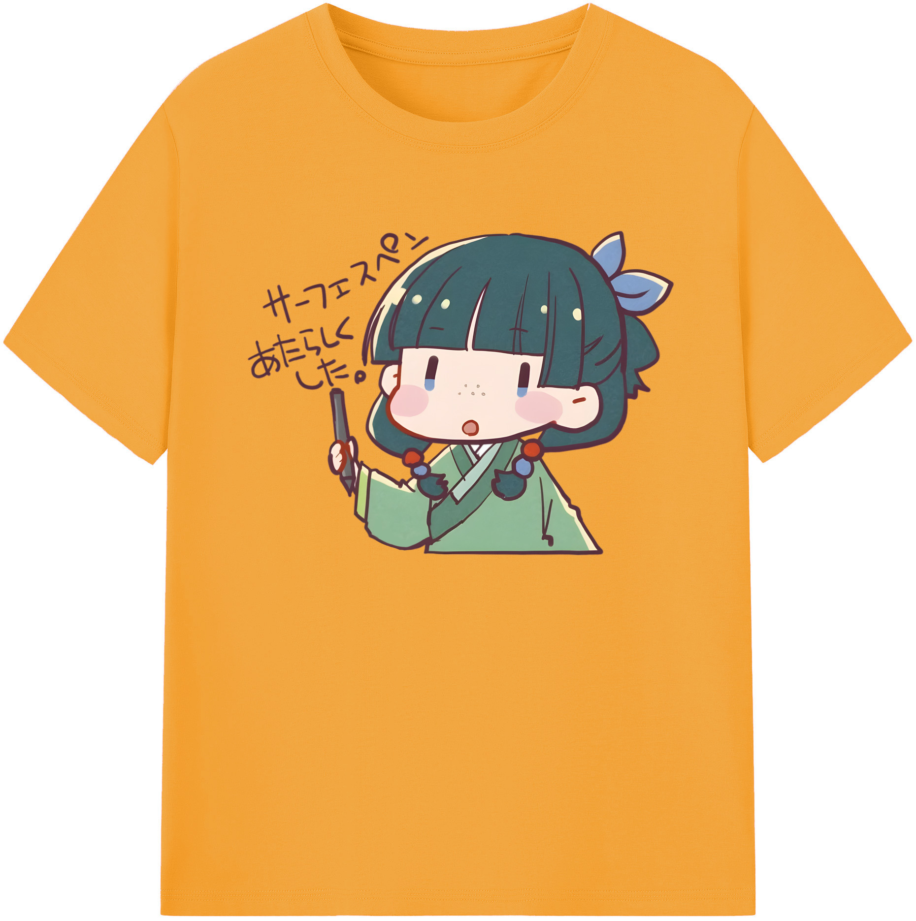 （画像用） 薬屋のひとりごと The Apothecary Diaries 綿100％半袖Tシャツ（フロントプリント）