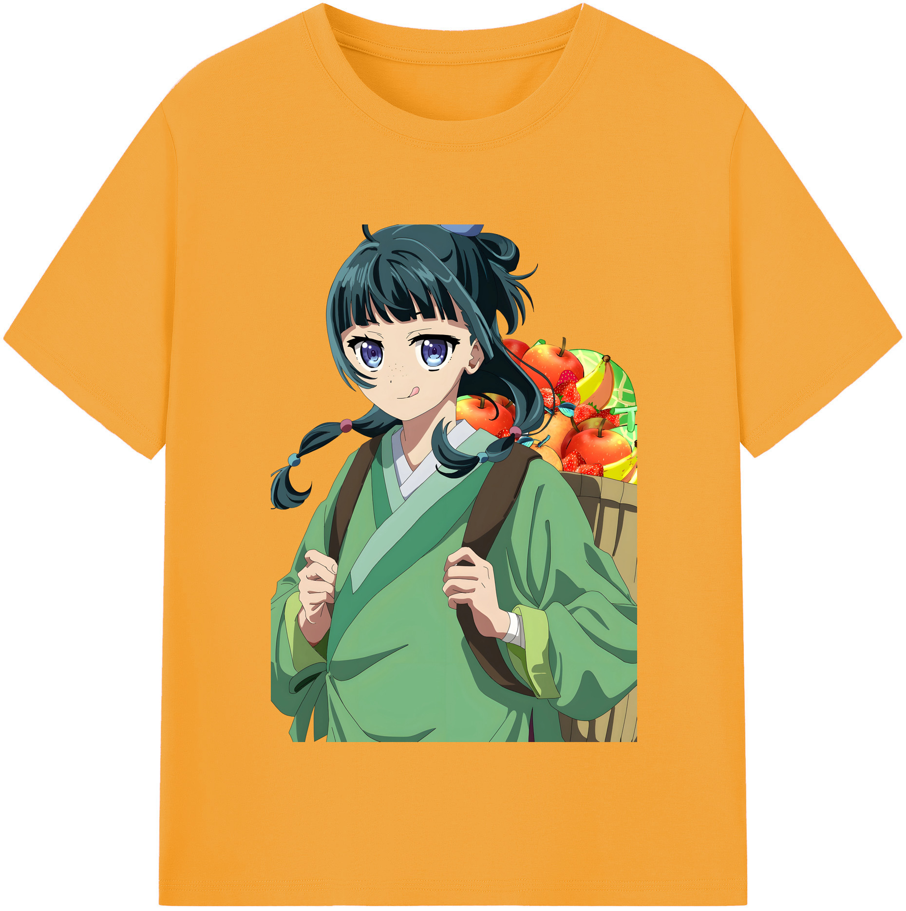 （画像用） 薬屋のひとりごと The Apothecary Diaries 綿100％半袖Tシャツ（フロントプリント）