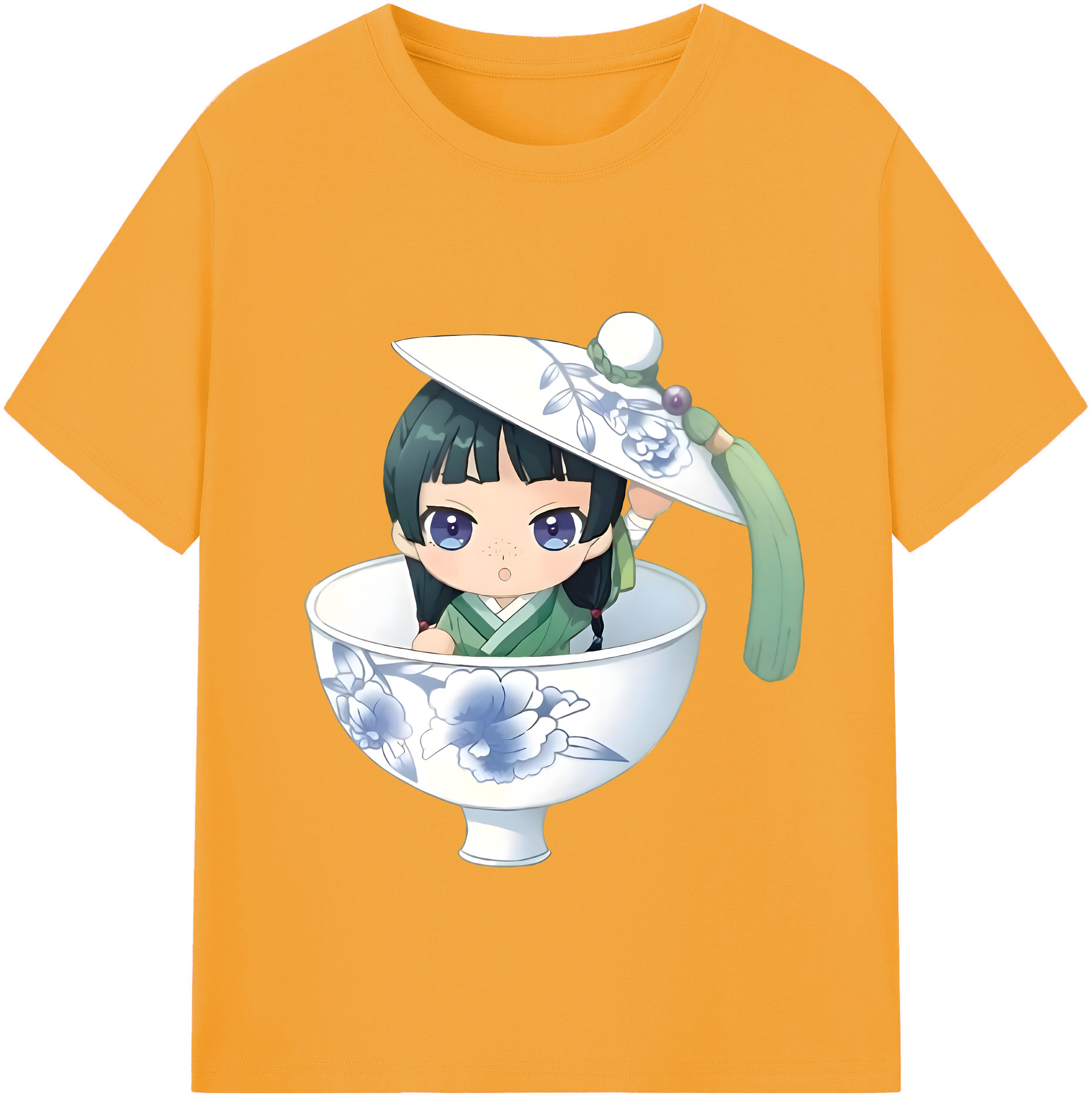 （画像用） 薬屋のひとりごと The Apothecary Diaries 綿100％半袖Tシャツ（フロントプリント）
