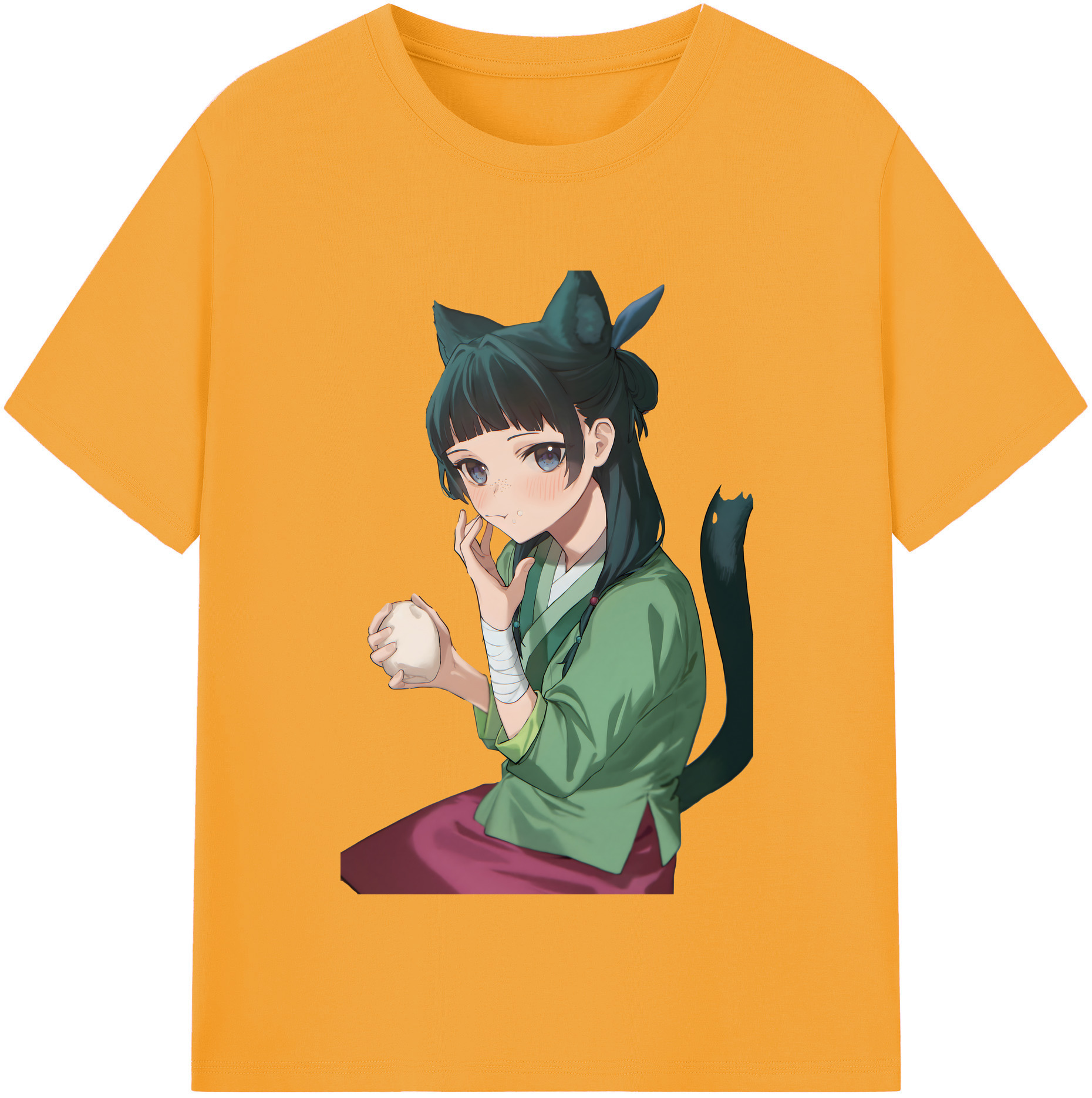 （画像用） 薬屋のひとりごと The Apothecary Diaries 綿100％半袖Tシャツ（フロントプリント）