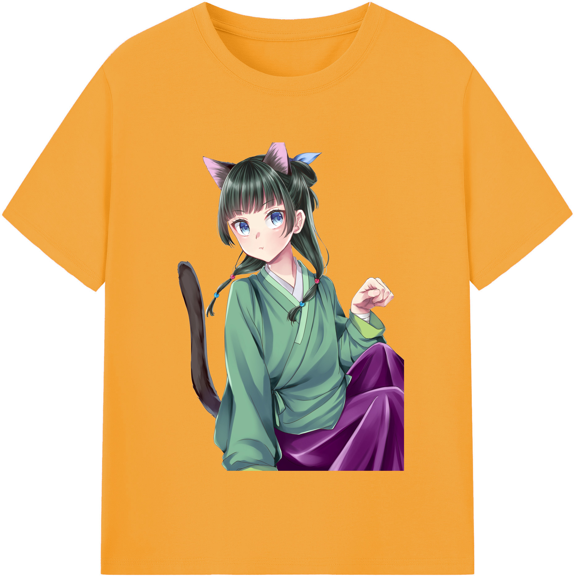 （画像用） 薬屋のひとりごと The Apothecary Diaries 綿100％半袖Tシャツ（フロントプリント）