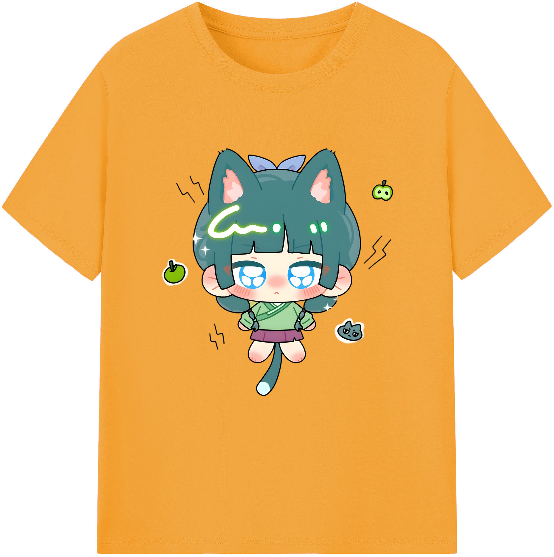 （画像用） 薬屋のひとりごと The Apothecary Diaries 綿100％半袖Tシャツ（フロントプリント）