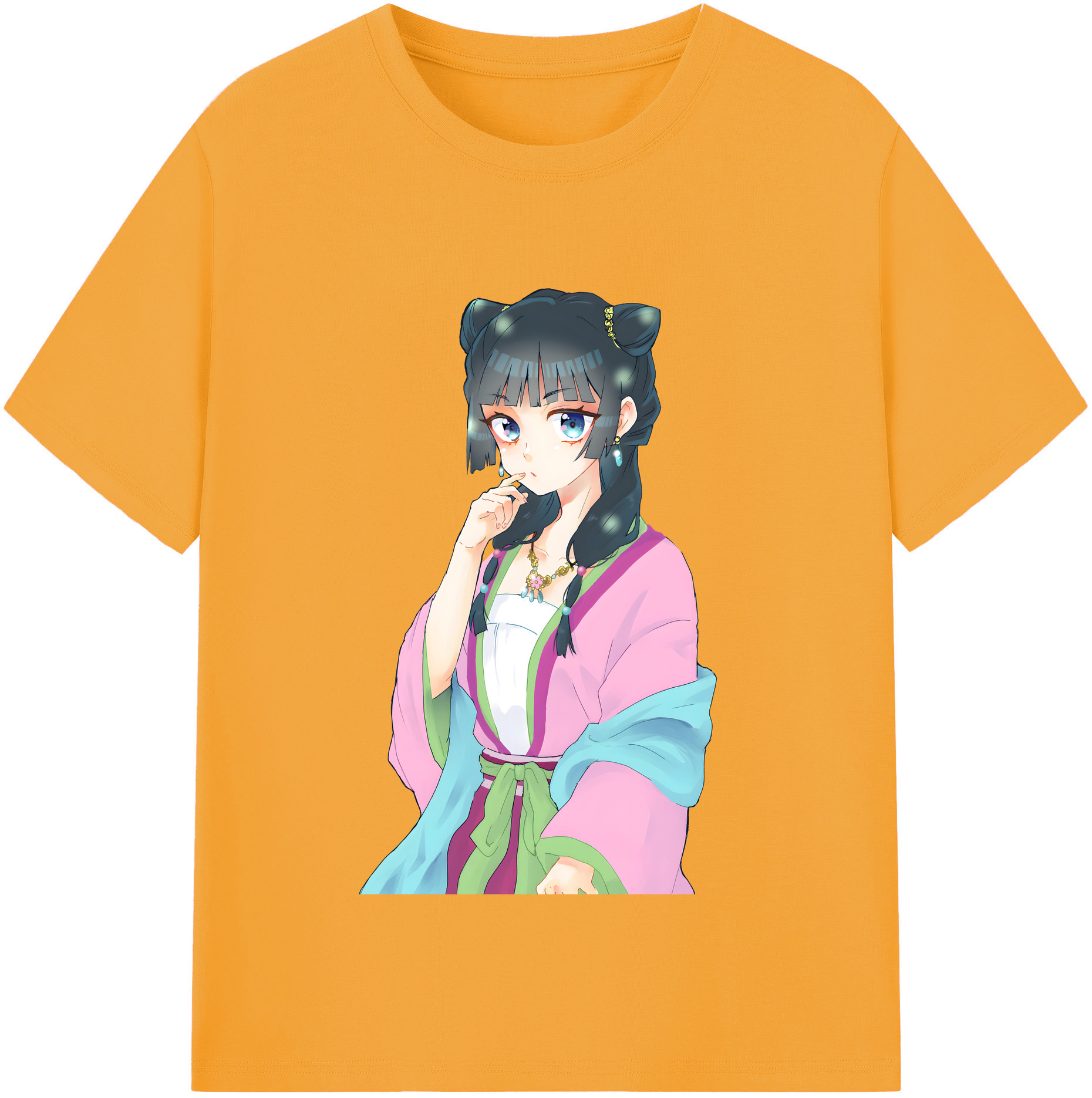 （画像用） 薬屋のひとりごと The Apothecary Diaries 綿100％半袖Tシャツ（フロントプリント）