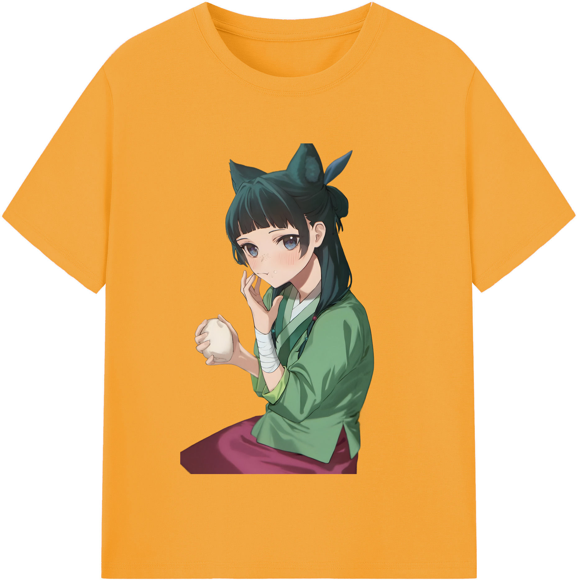 （画像用） 薬屋のひとりごと The Apothecary Diaries 綿100％半袖Tシャツ（フロントプリント）