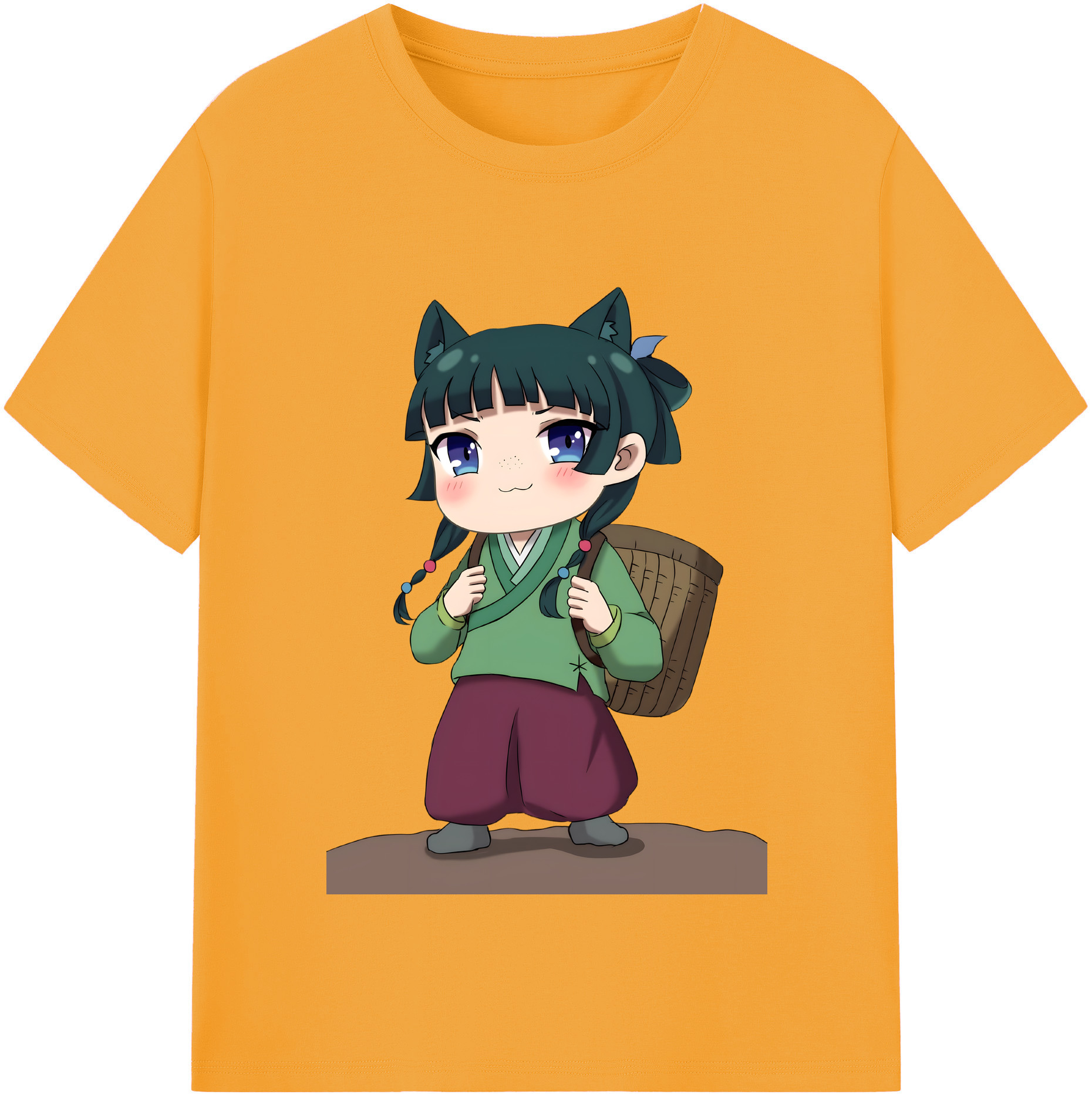 （画像用） 薬屋のひとりごと The Apothecary Diaries 綿100％半袖Tシャツ（フロントプリント）